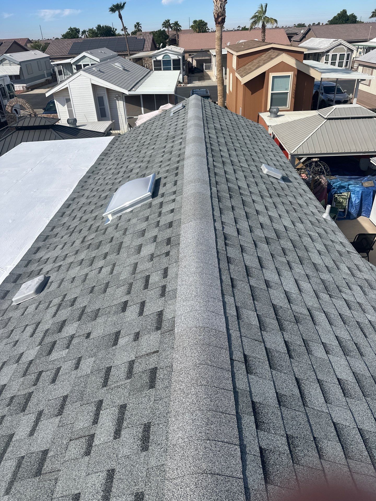 Silver Birch Shingles by Reimagine Roofing