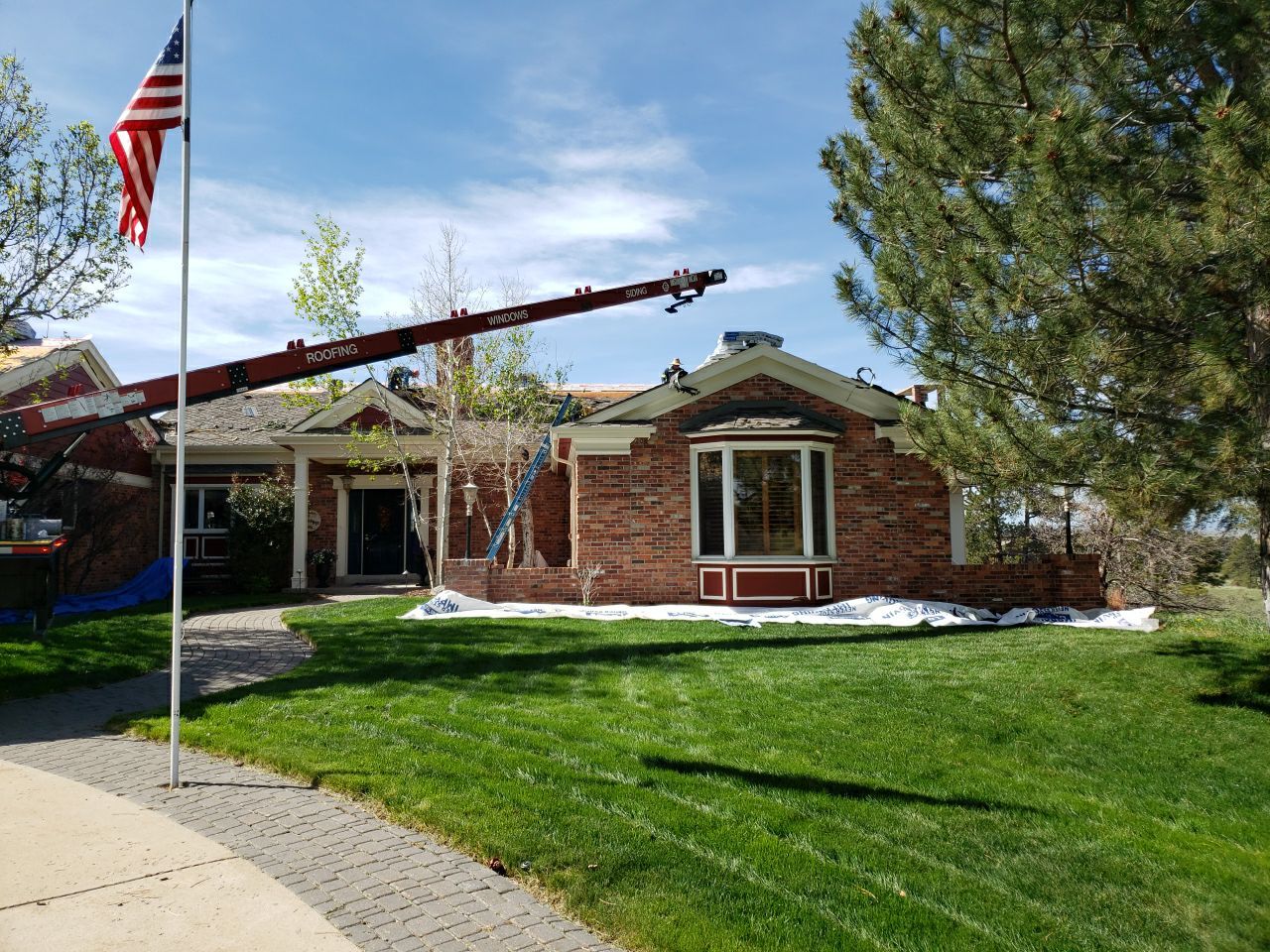 Residential Roofing Installation using CertainTeed Presidential IR - Weathered Wood by A to Z Roofing