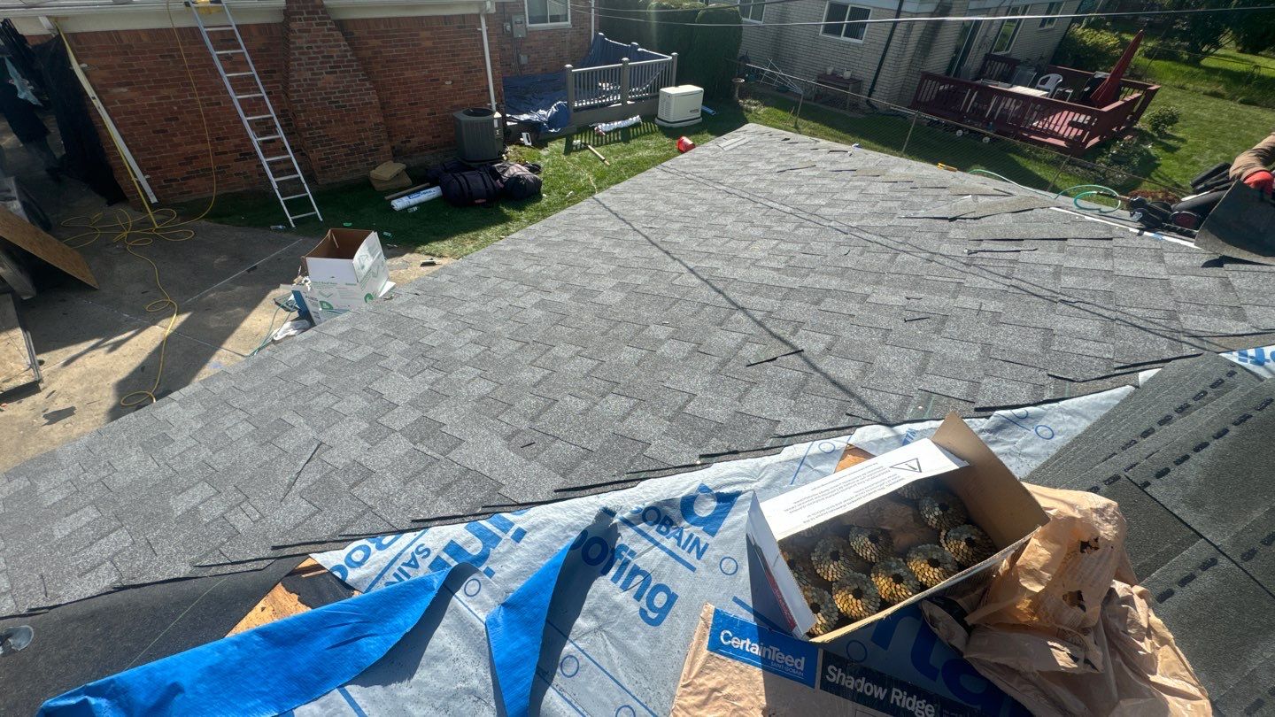 Roof Replacement using CertainTeed Landmark by 180 Contractors
