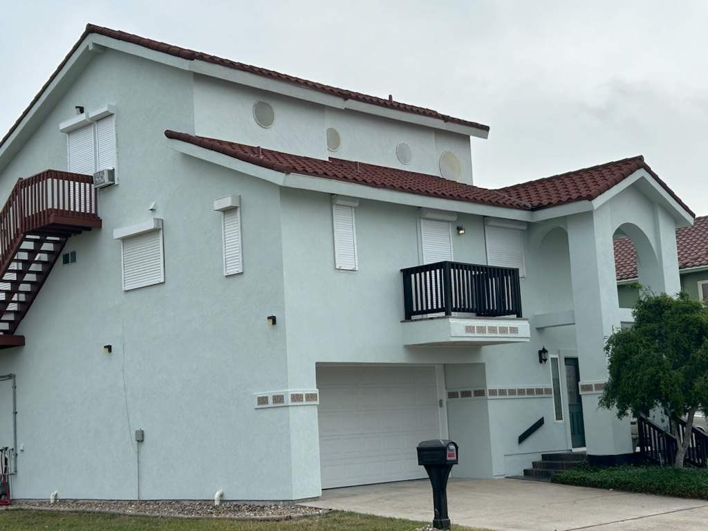 Waterfront Stucco Remastered by Bayfront Roofing and Construction
