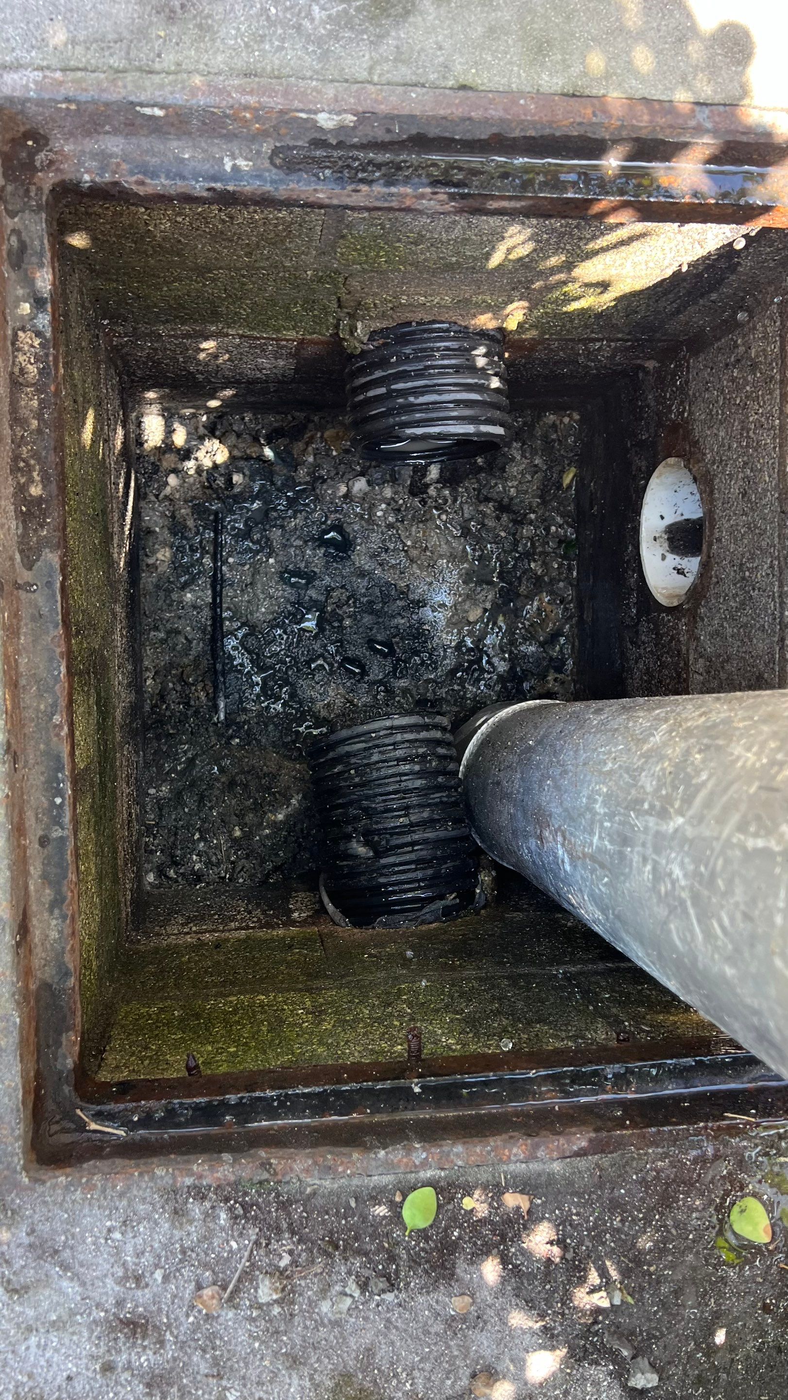 Naples Condo Catch Basin Cleaning by APS Power & Water