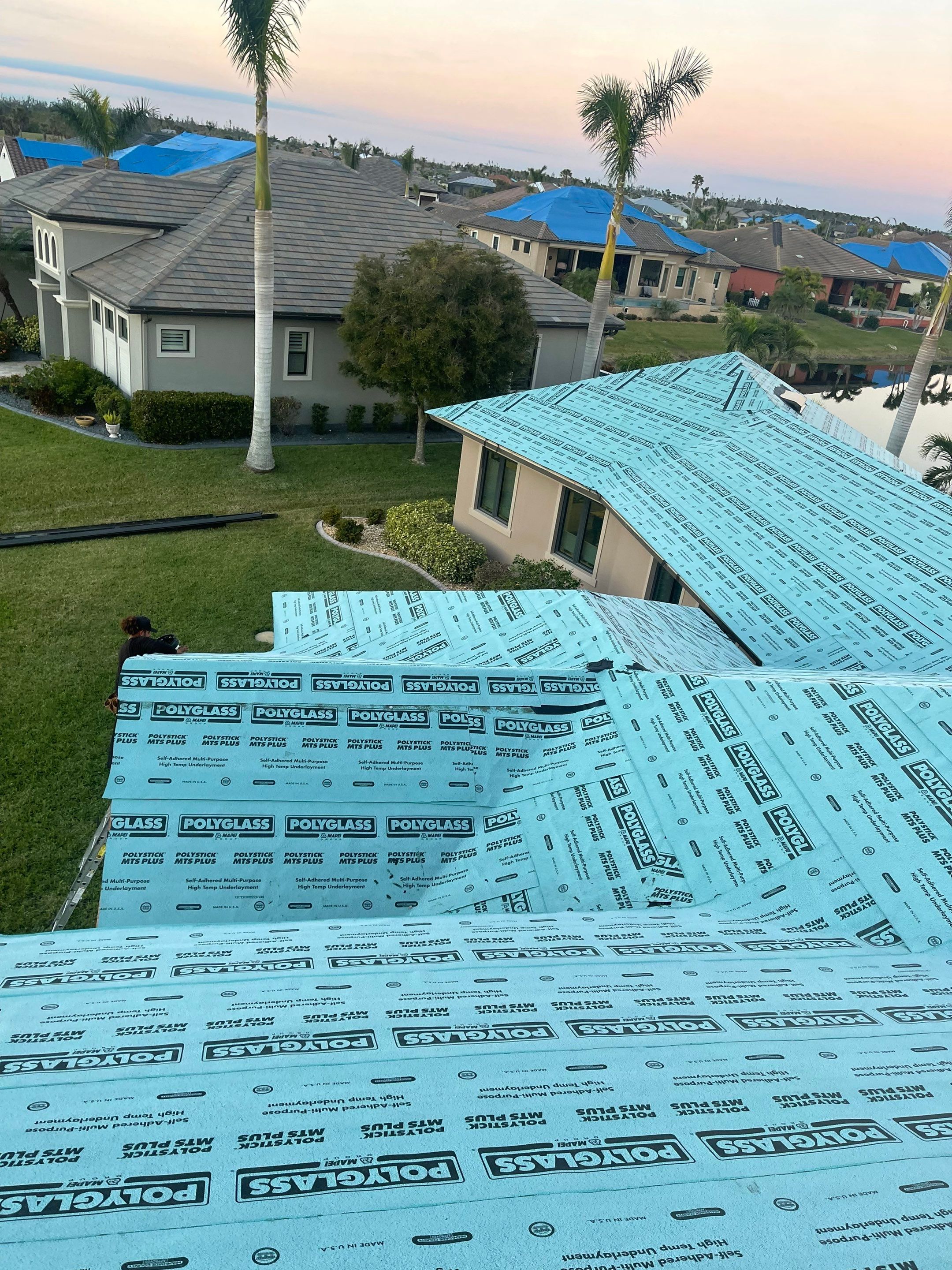 Residential Roofing Installation using Standing Seam Metal Roof in Cape Coral, FL by International Roofing