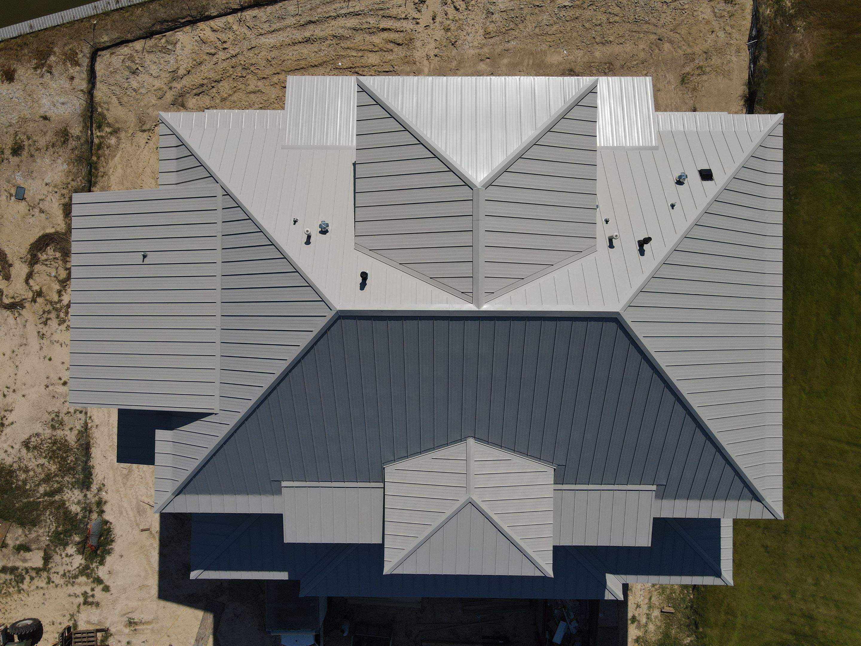 Metal Roof  using McElroy Metals - Ash Gray by Level 7 Companies