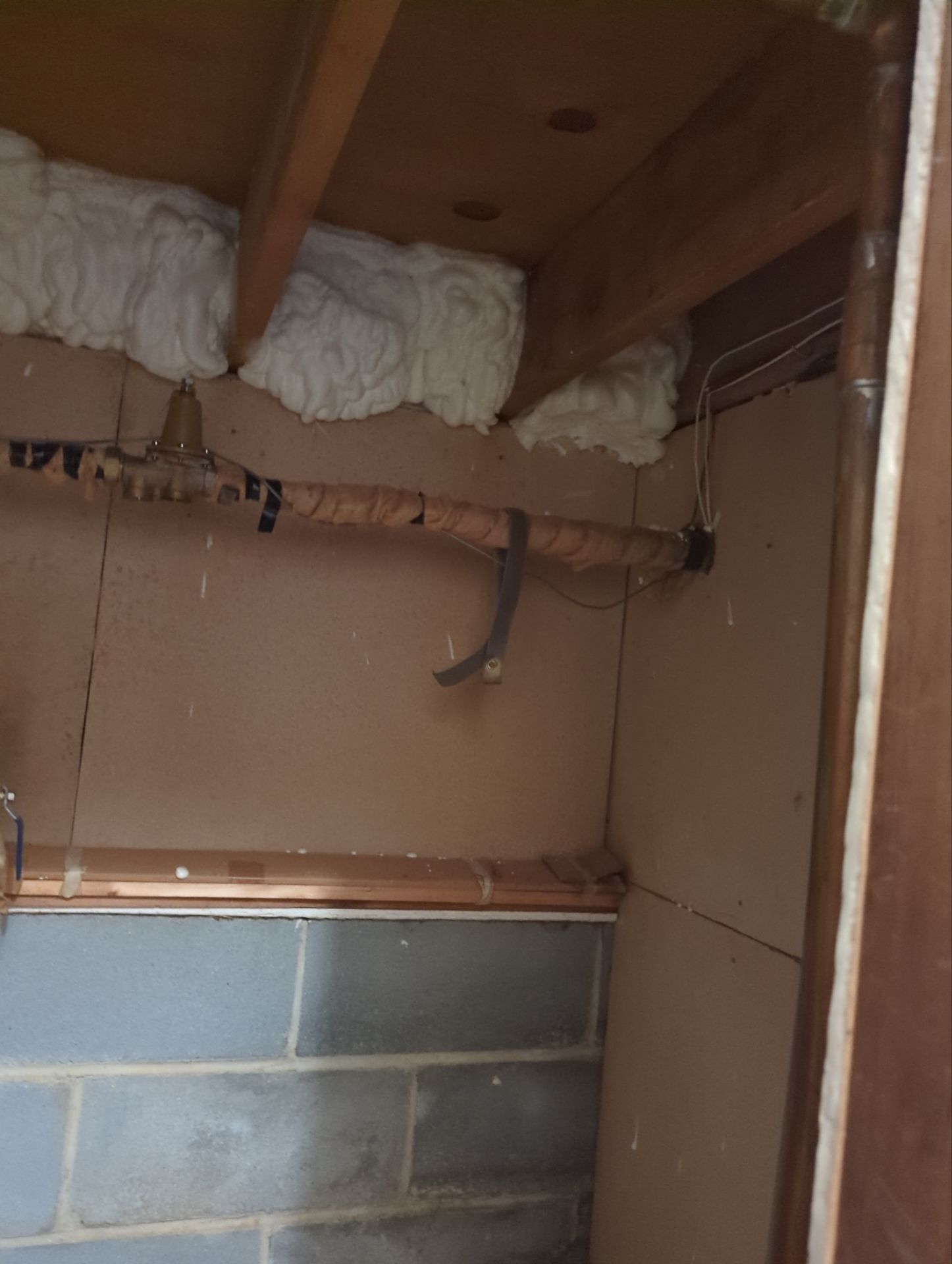 Exterior Walls Using Closed-Cell Spray Foam by NYS Foam & Energy