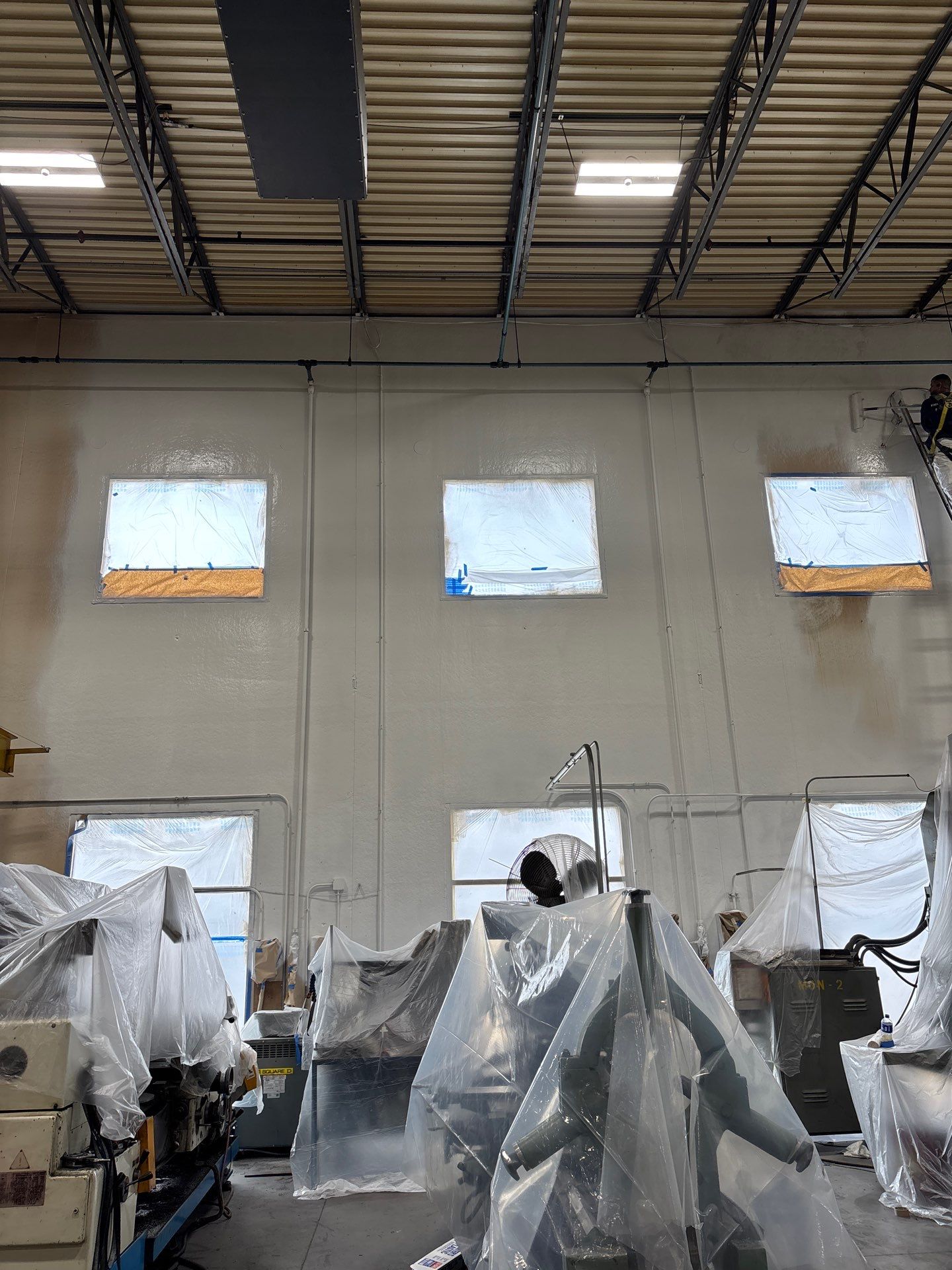Factory Interior using Pro Industrial Multi-Surface Acrylic by Paint Platoon USA