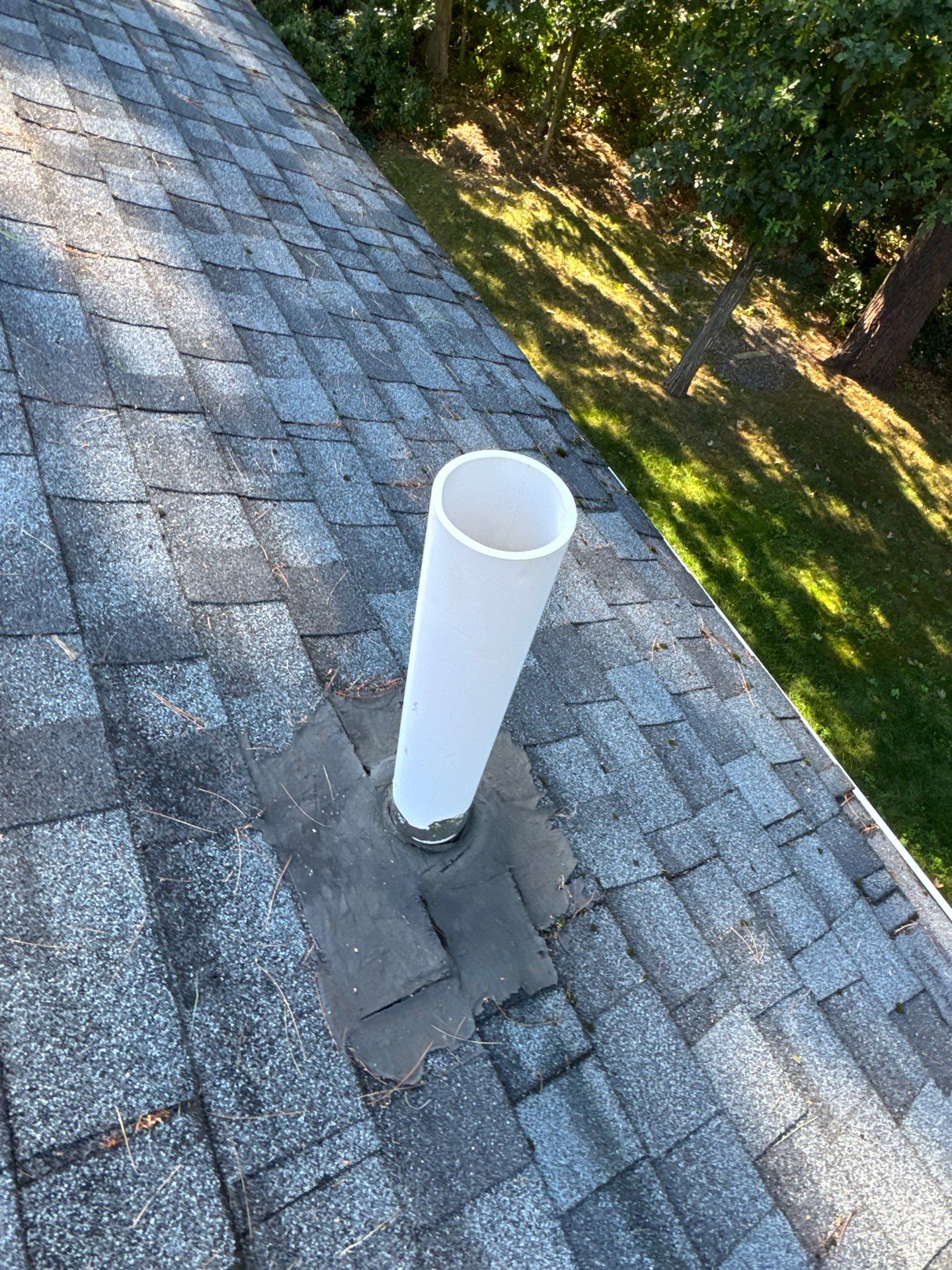 Tewksbury Attic Ventilation Upgrade with Chimney & Pipe Boot Reflashing by Mighty Dog Roofing of Greater Middlesex County
