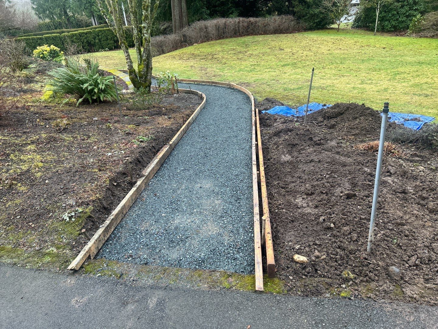 Paul | Aggregate Concrete Walkway by Jireh Asphalt & Concrete Inc 