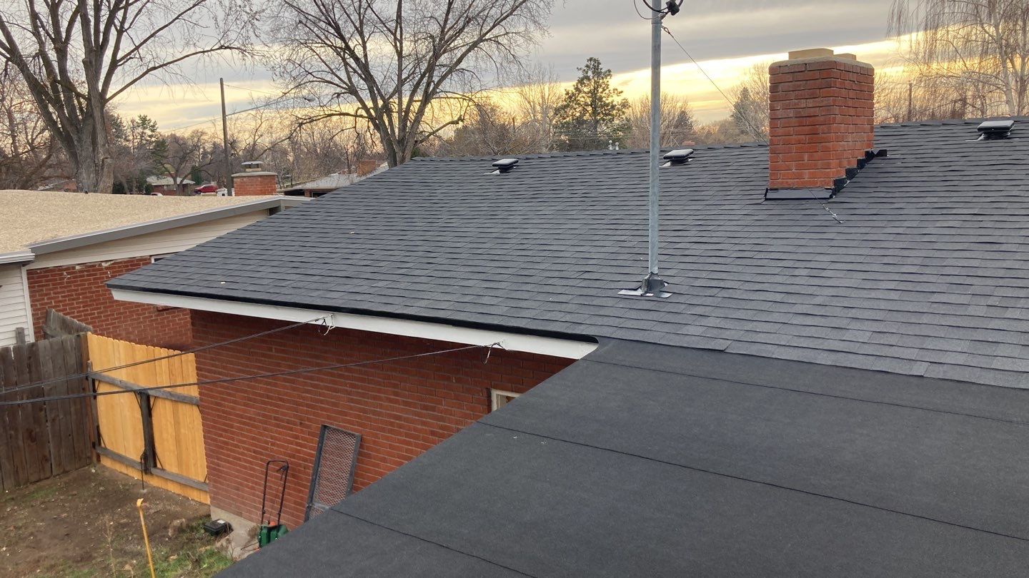Meridian Single Level Residential Roofing Installation by ID Roofing LLC