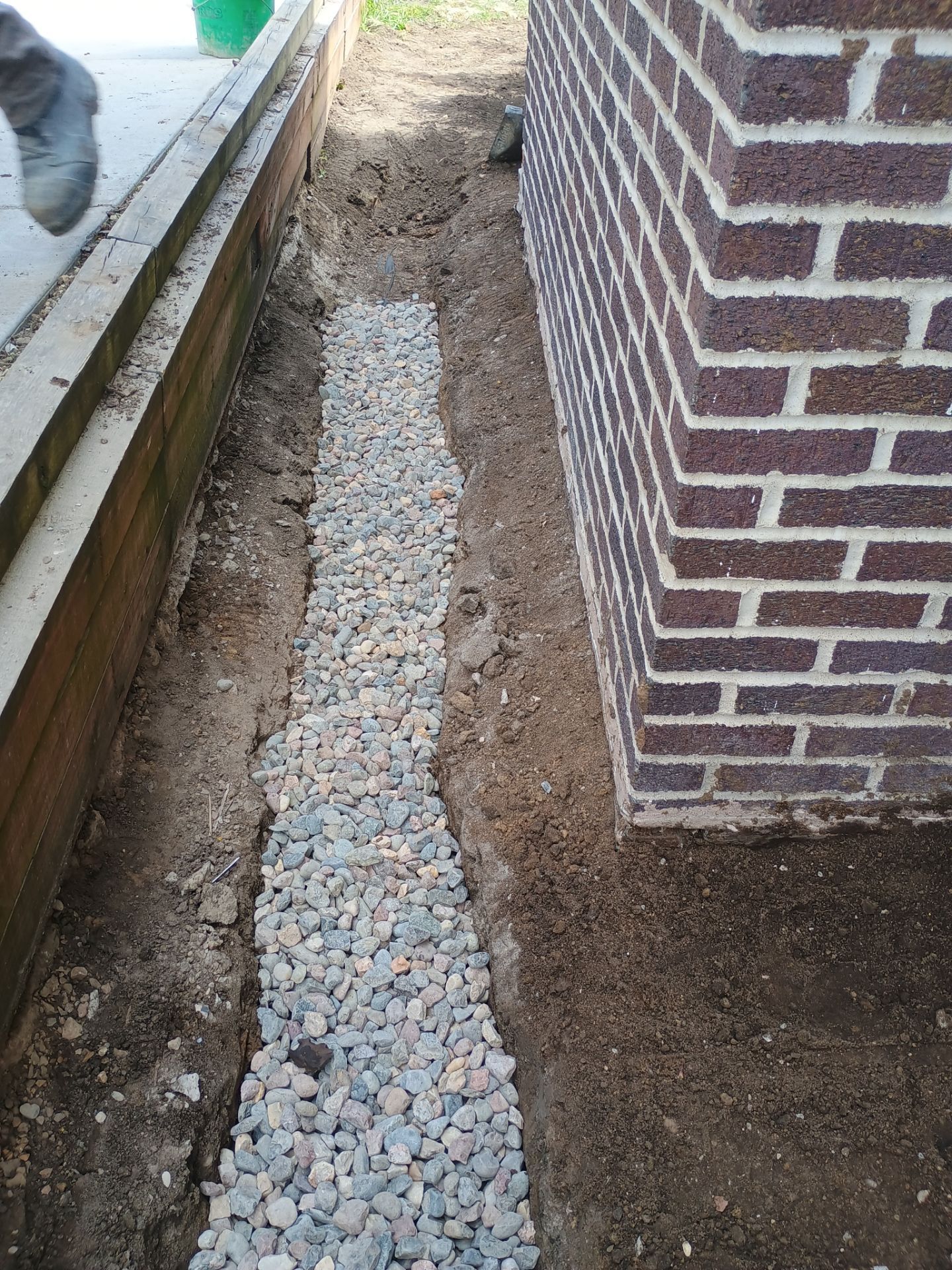 Foundation Drainage Board & French Drain in Southwest Minneapolis by Waterproofing Northeast