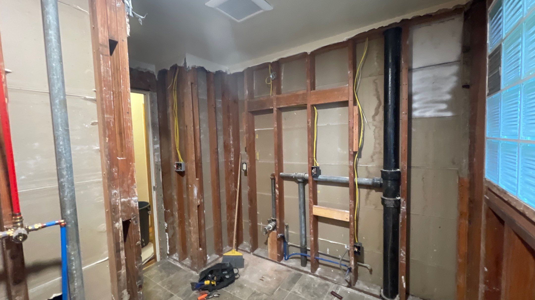 Bathroom Remodel using Shower Kit by Villegas Remodeling, LLC