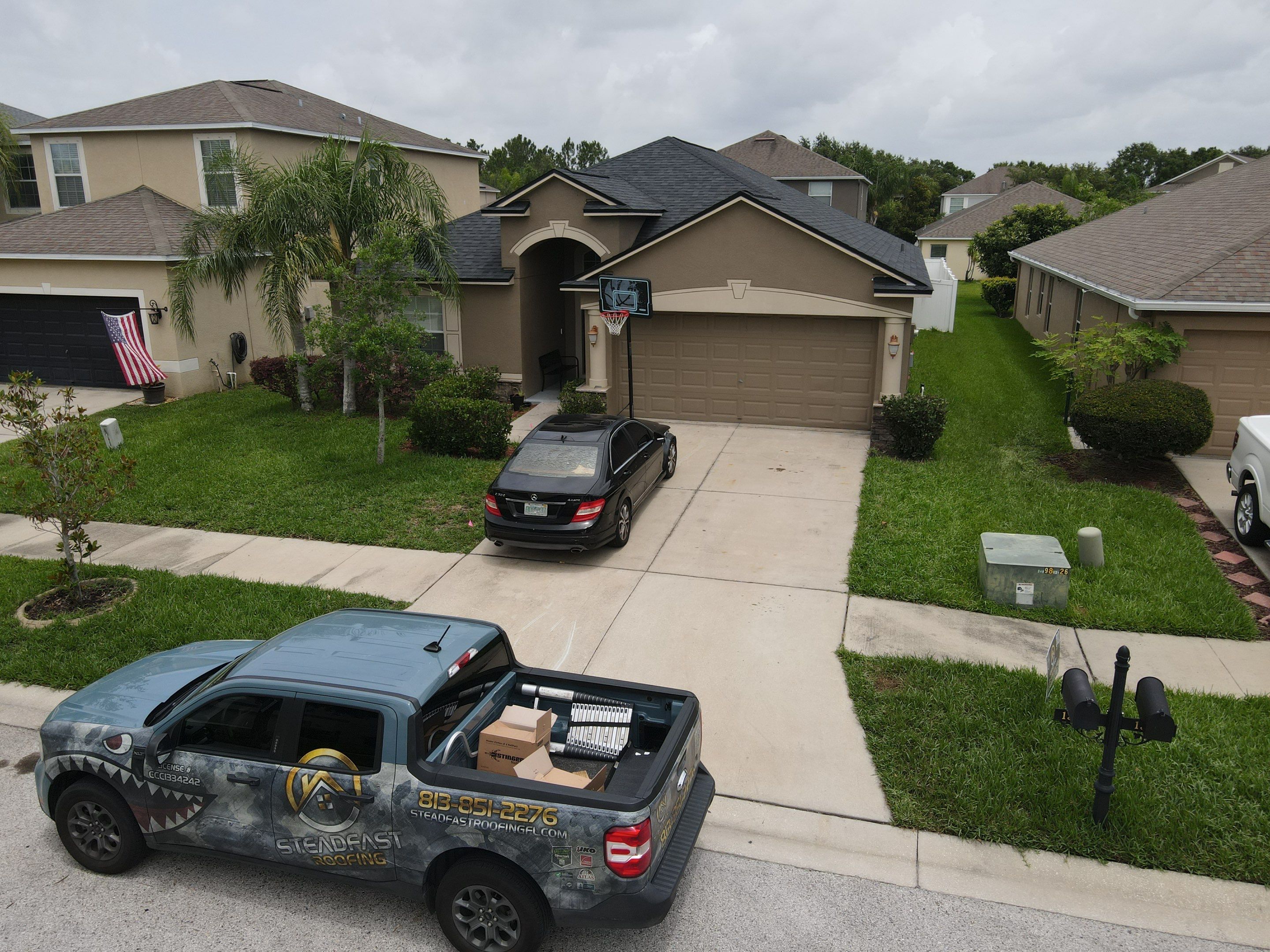 Roof Replacement in Riverview, FL. by Steadfast Roofing 