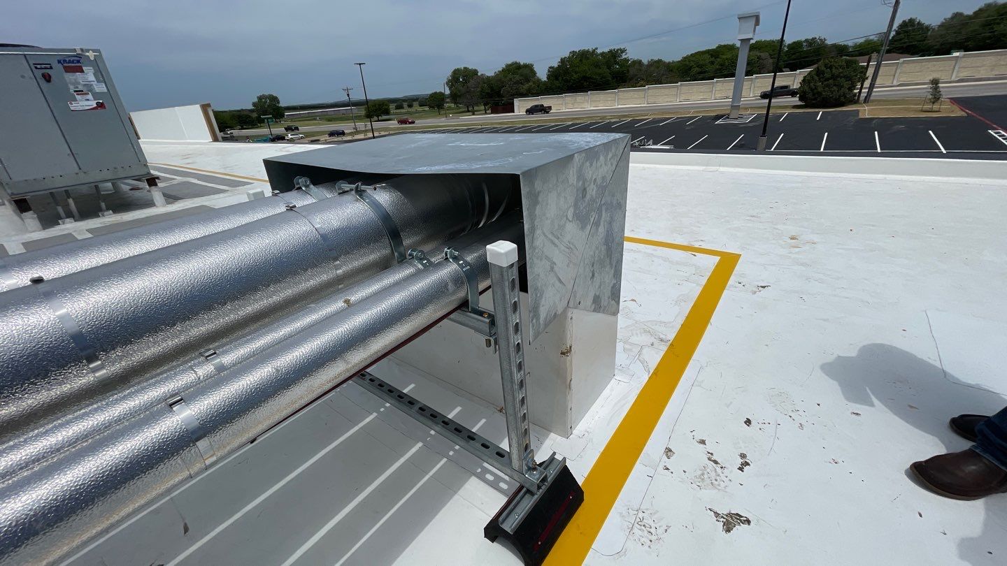 Bio-Life Commercial Roof Replacement using IB Systems PVC by Roof Experts