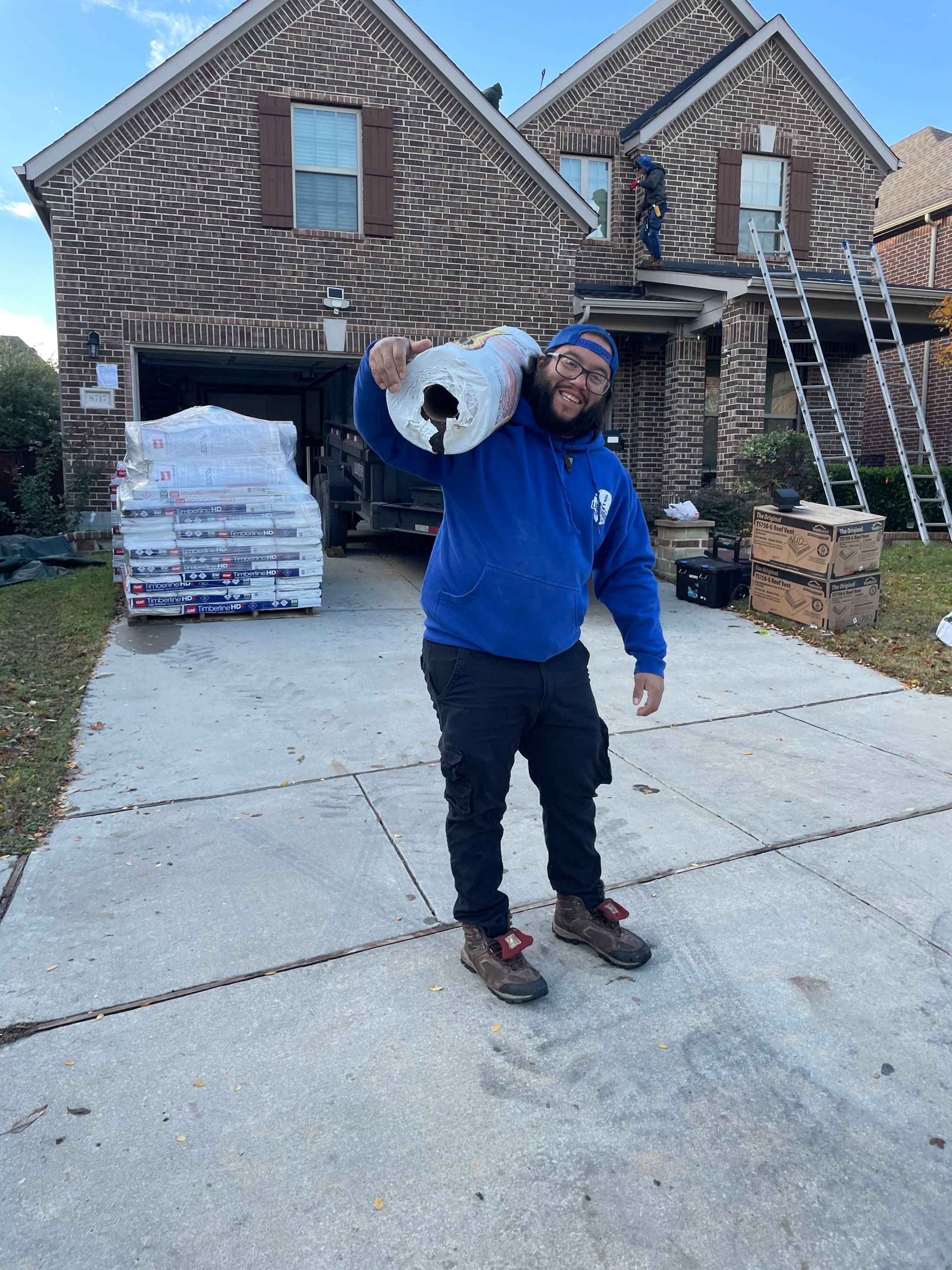 Residential Roofing Installation using GAF Timberline HDZ by Lighthouse Contractors