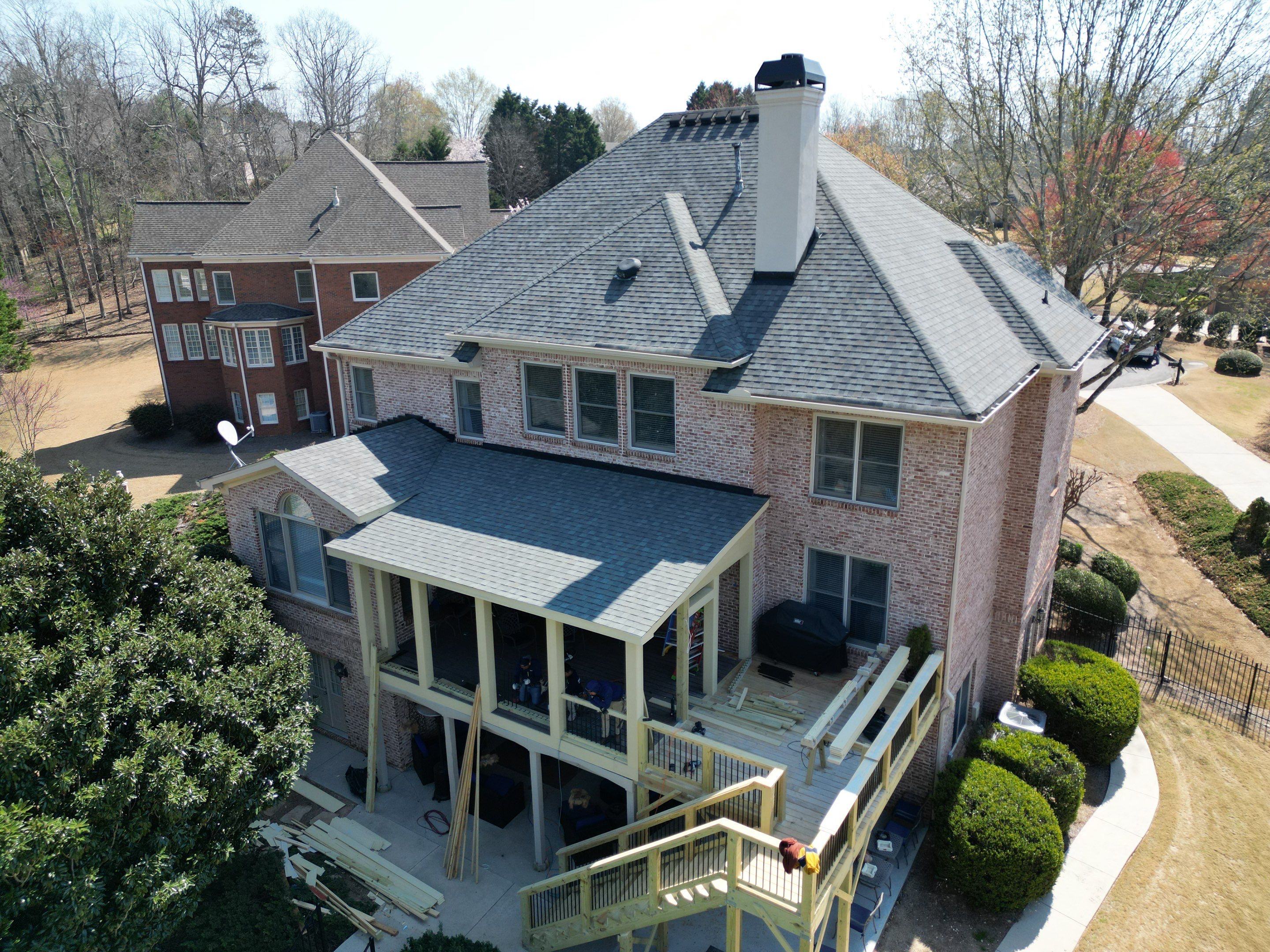 Covered Porch- Stefan  by Clark Brothers Roofing & Construction