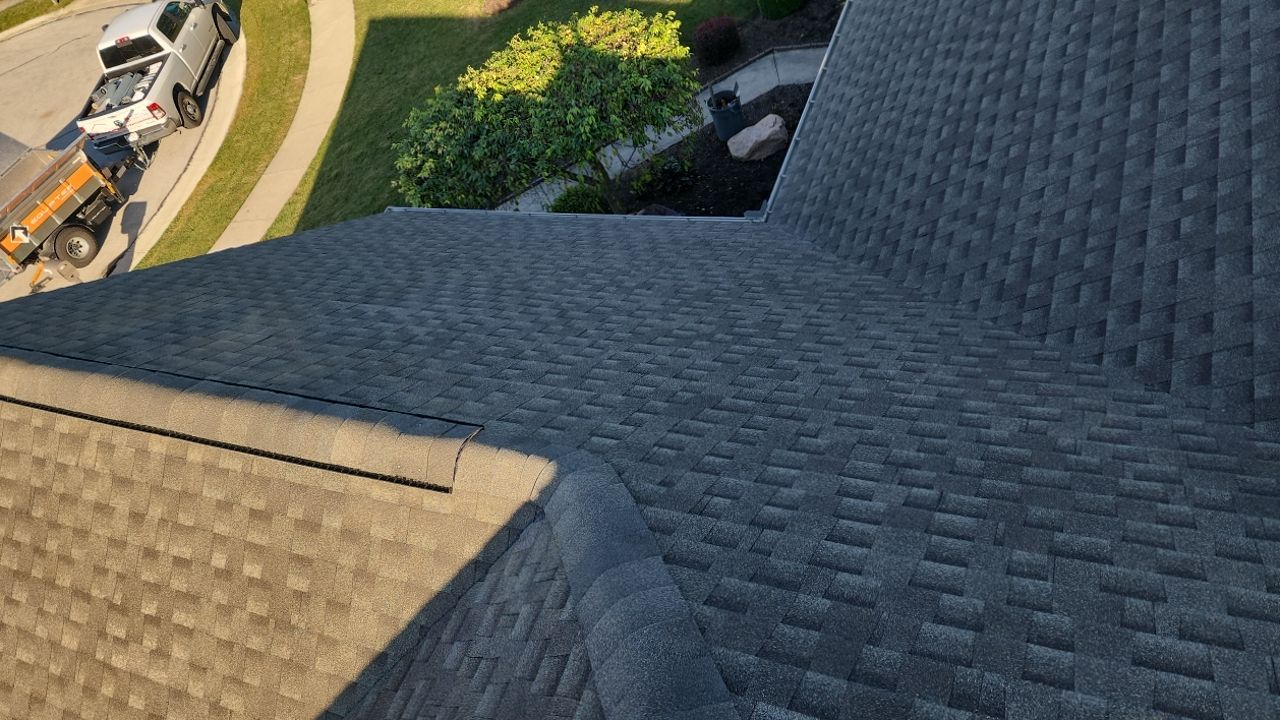 Residential Roofing Installation using GAF Timberline HDZ Weathered Wood by Nitro Roofing and Construction