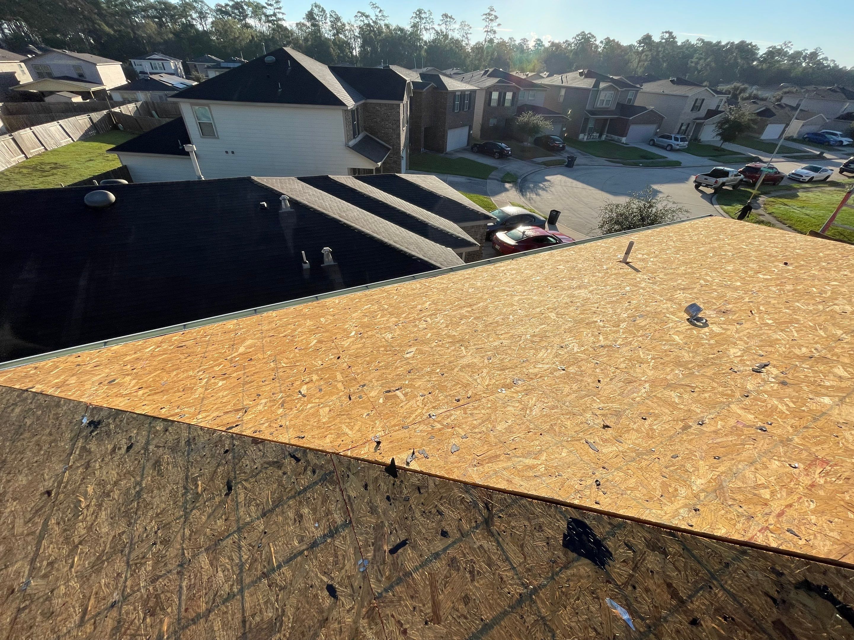 Residential Roofing Installation using Atlas ProLam® Shingles Black Shadow Color by CAP Roofing and Construction LLC