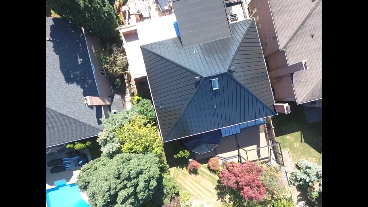 Standing Seam Metal Roof - Custom Coping and Flashing  by Jay Carter Roofing & Sheet Metal