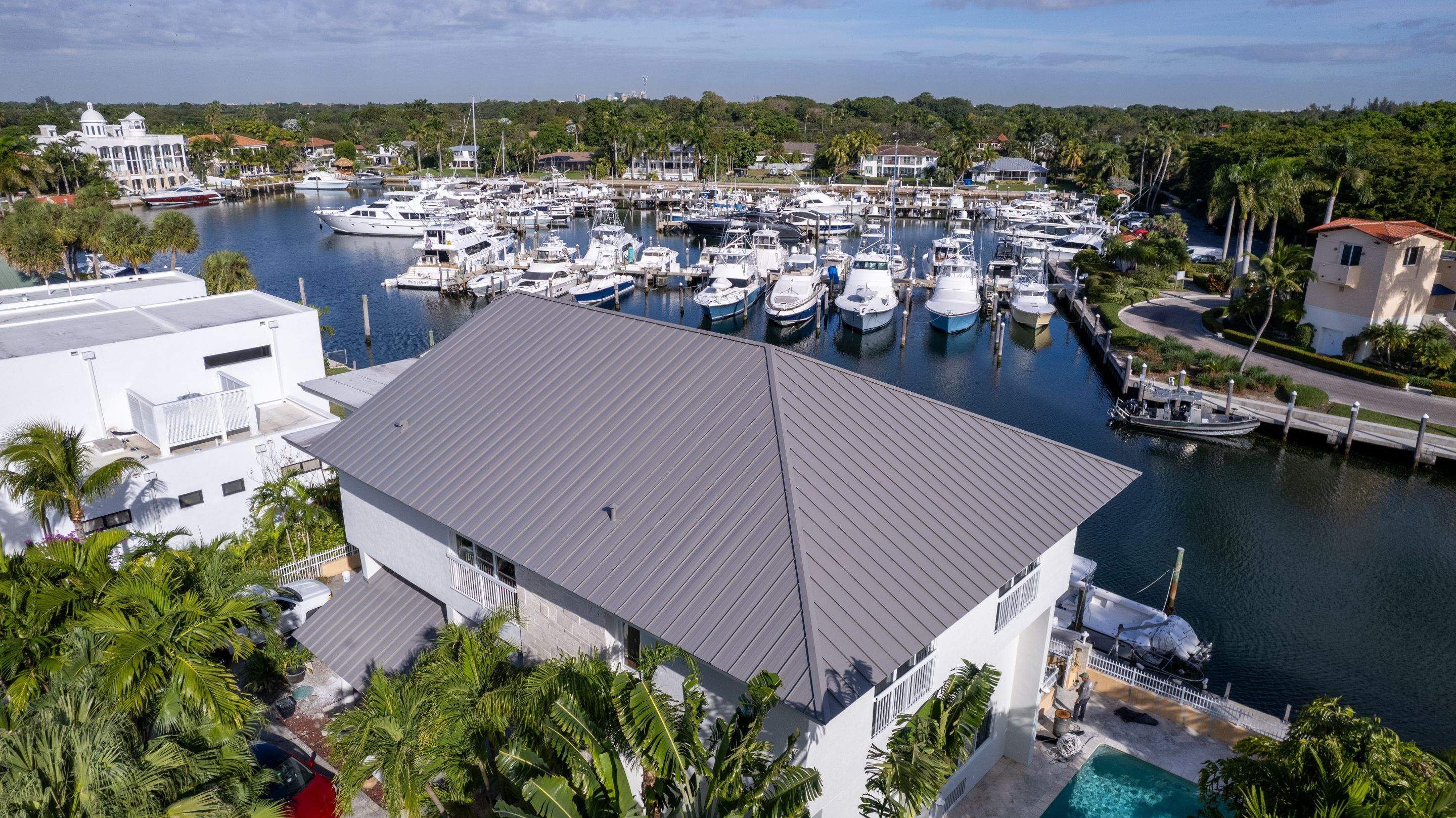 Metal Roof - Aluminum - Slate Gray by Istueta Roofing
