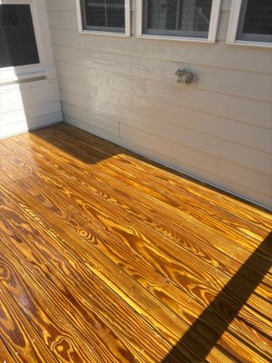 Deck using Wood Sealant