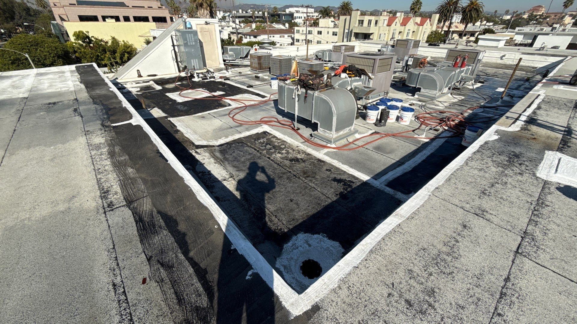 Pre-school in Santa Monica - Waterproofed with ASC Silicone Membrane System by Hull Brothers Roofing