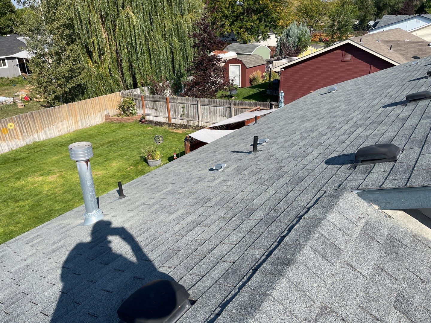Nampa bungalow gets residential roofing using Owens Corning Oakridge in Teak by ID Roofing LLC