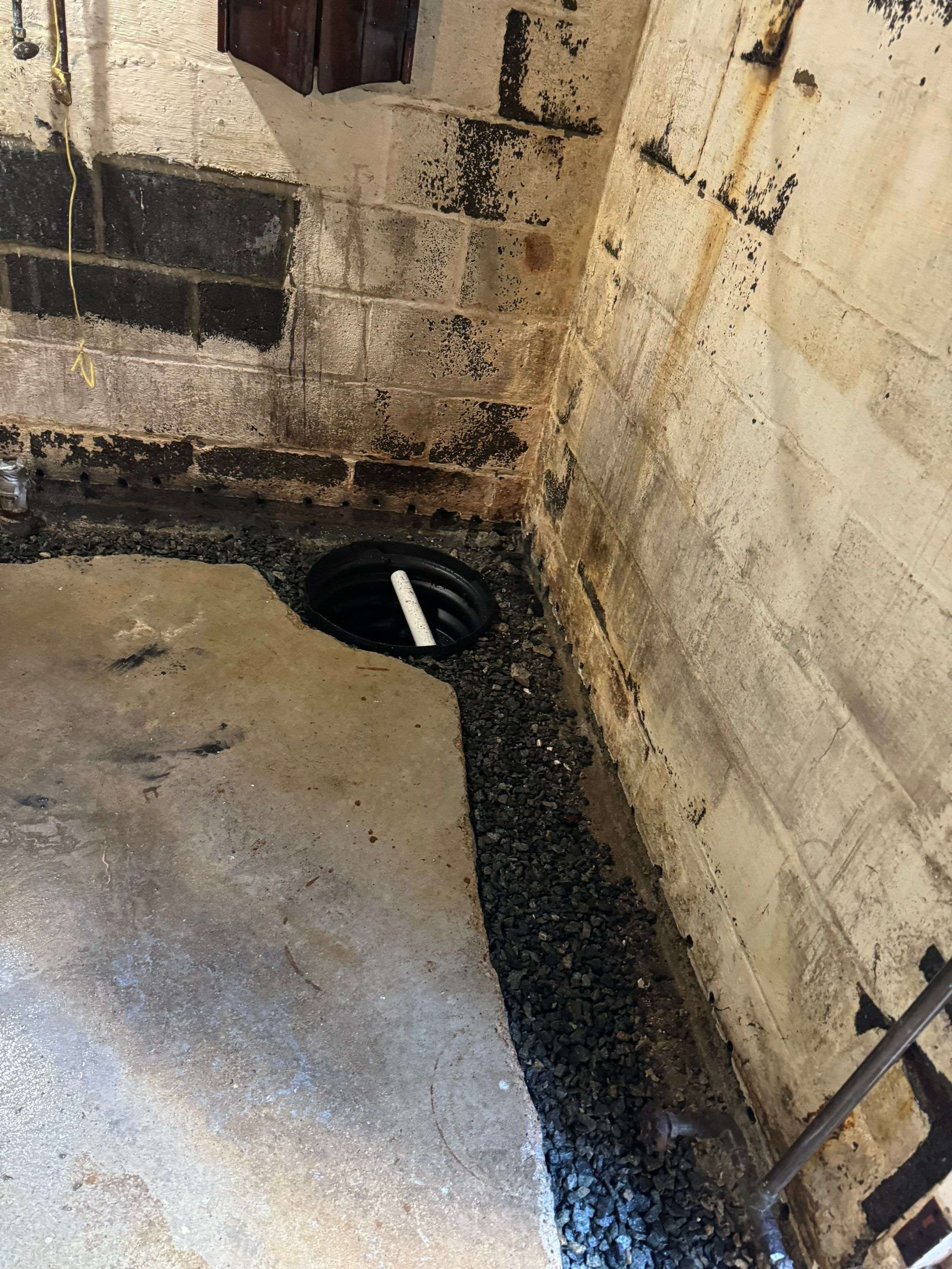 Interior French Drain Washington Township, NJ by Pure Service Pro, LLC 