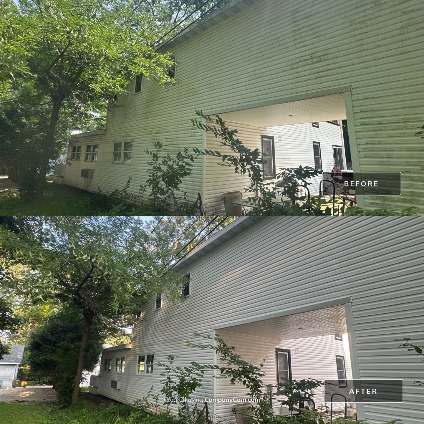 Project in Delavan by Simmons Power & Soft Washing