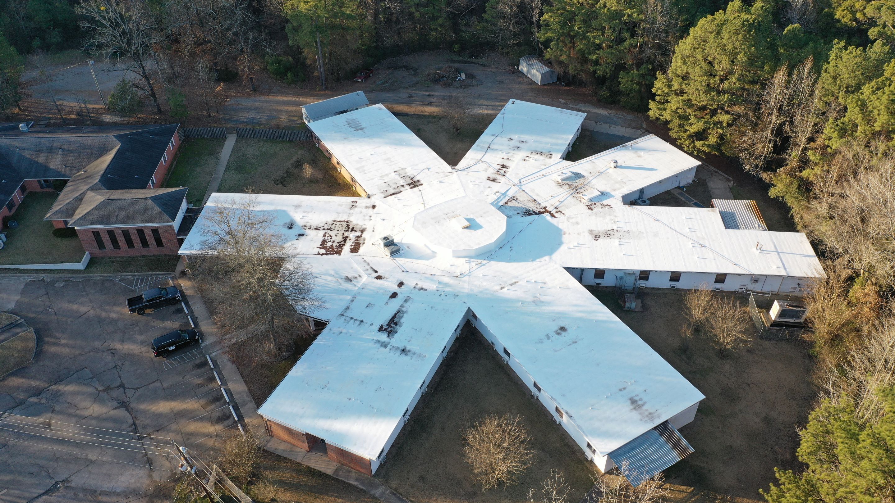 Commercial Roofing Installation using 50 mil PVC by Hostetler Roofing