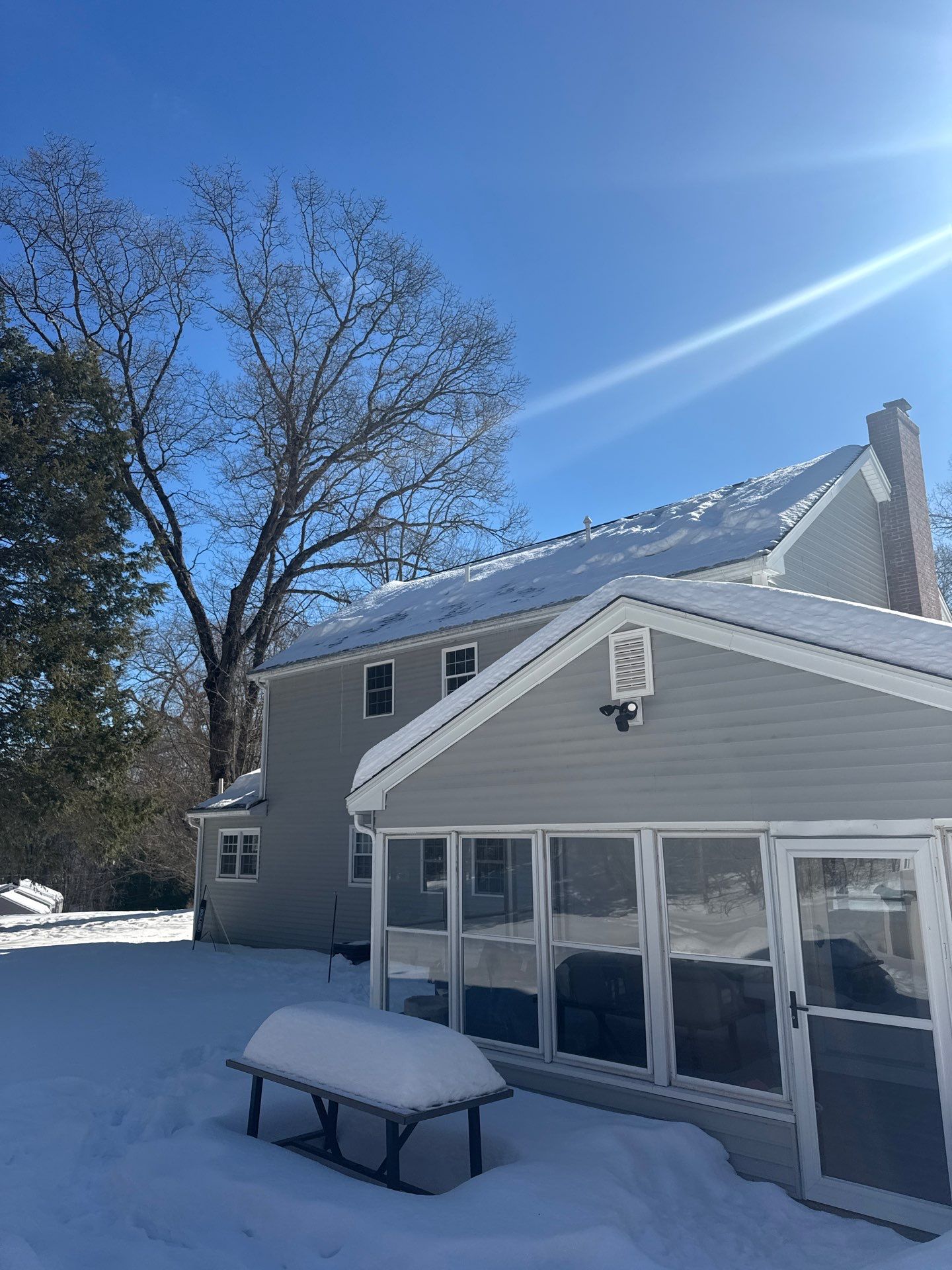 Ice Dam & Snow Removal Project in Chelmsford by Mighty Dog Roofing of Greater Middlesex County