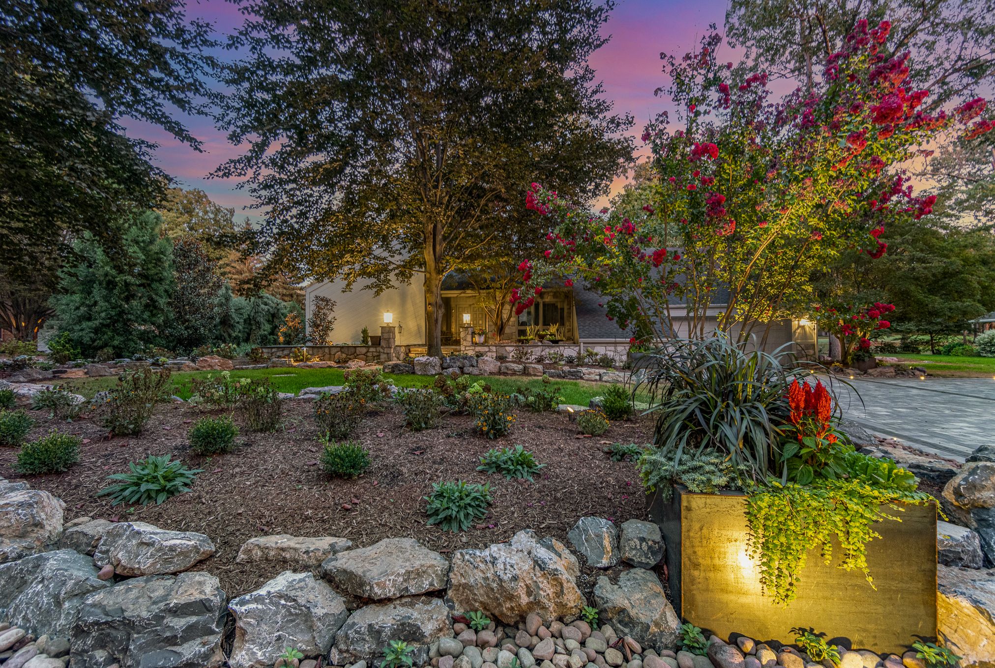 Penn National Project by Potted Luck Landscape