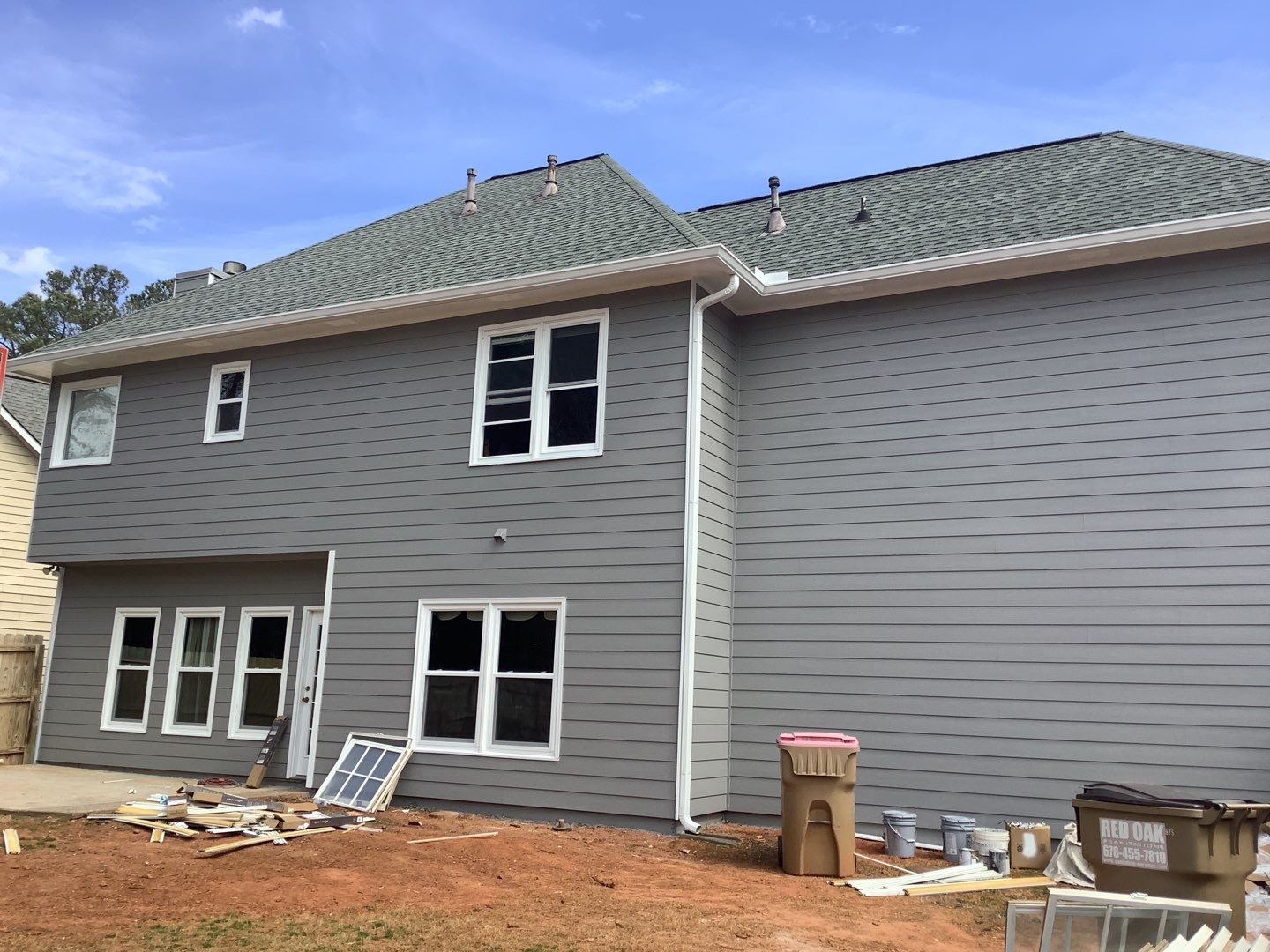 Comprehensive Exterior Renovation Featuring James Hardie Siding in Suwanee by Swift Home Renovations