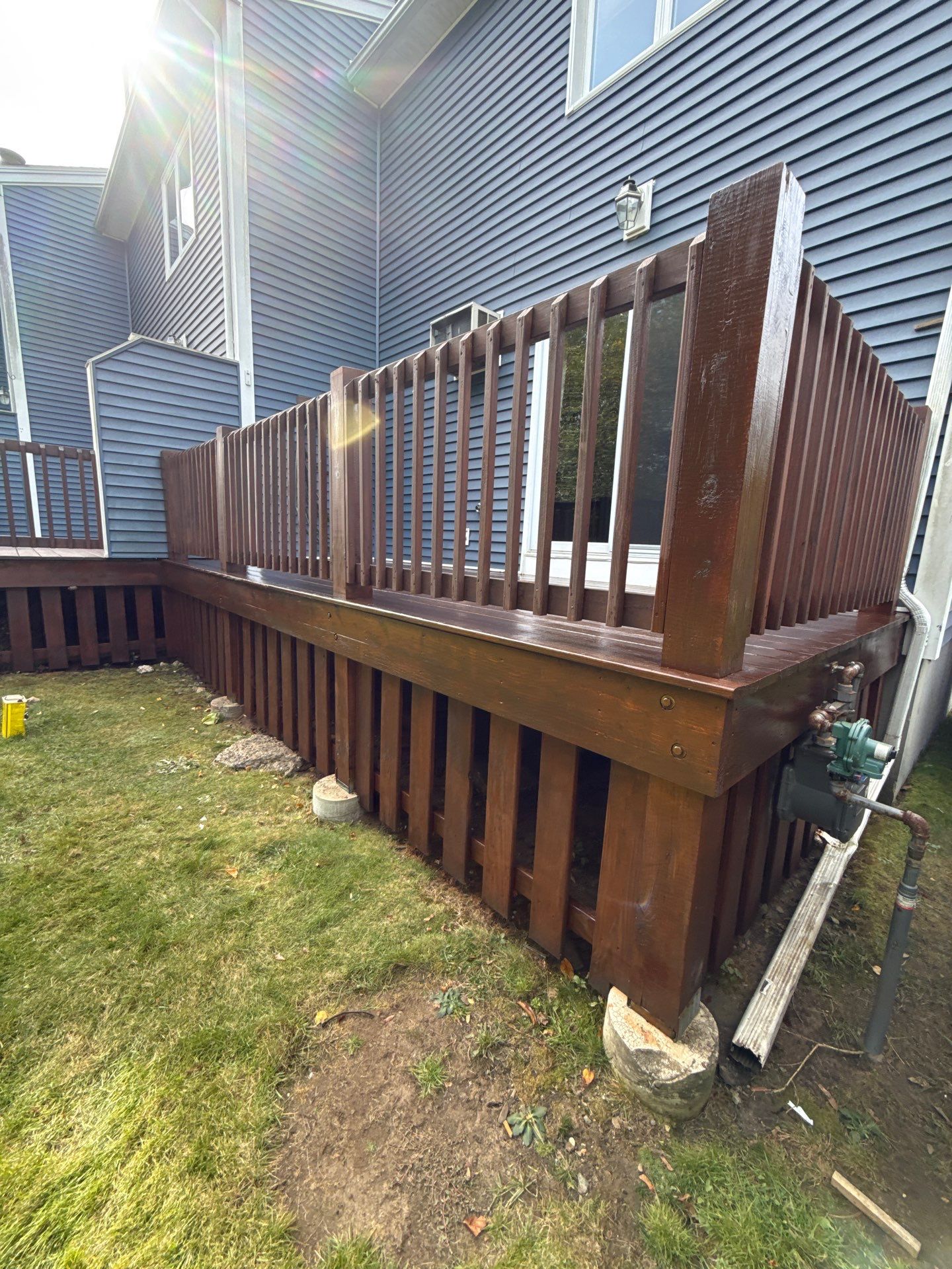 Deck Painting Project in Hampton by Top-Rated Home Improvement