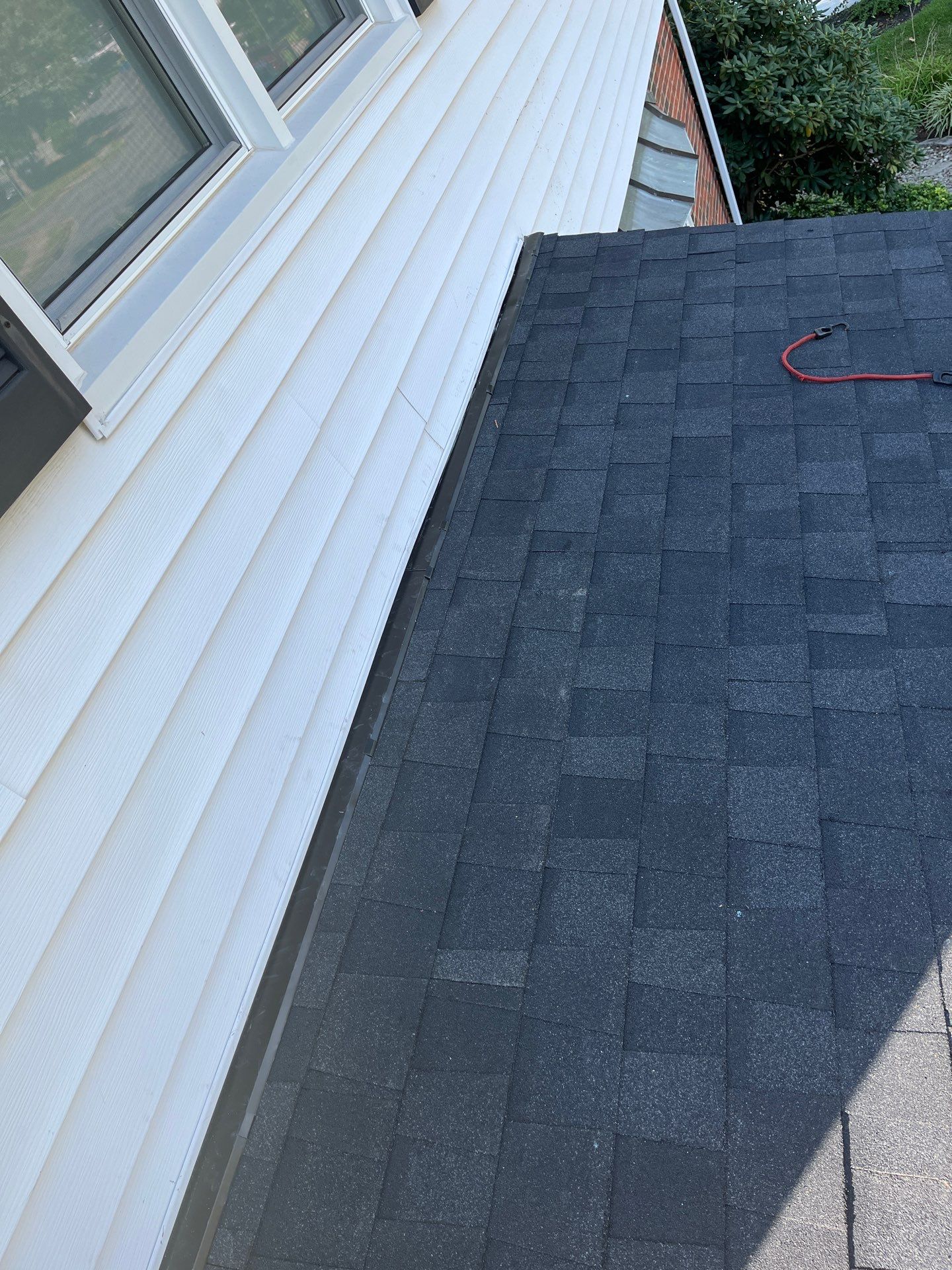 Burke: Residential Roof Installation with CertainTeed Landmark Pro Designer Shingles in Max Def Charcoal Black by RM Banning, Inc.
