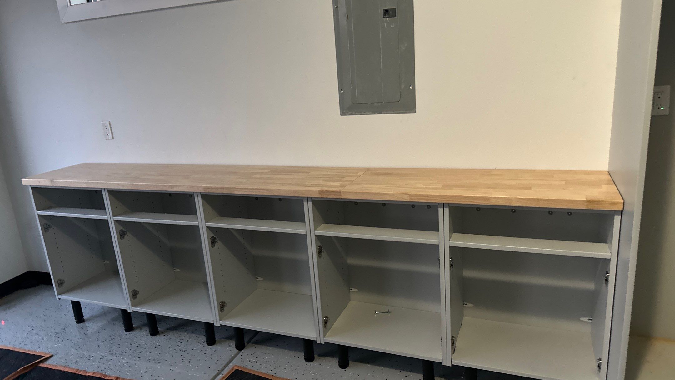 Cabinet Installation using Platinum by Croc Coatings, LLC
