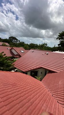 Residential Tile Re-Roof and TPO Flat Roof Installation in Boca Raton