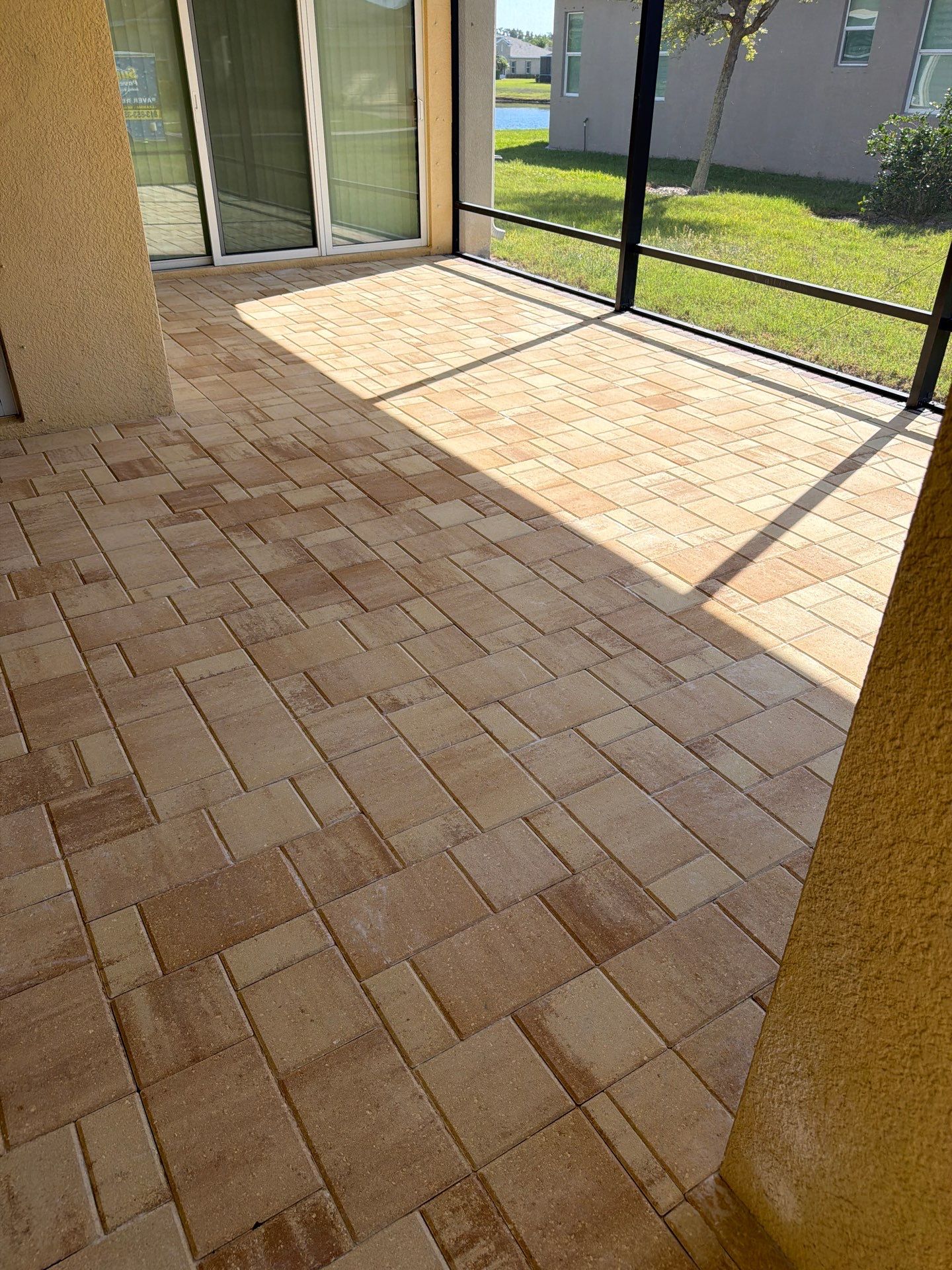 Paver Sealing and Restoration for Sun City Center Patio and Walkway by Supreme Paver Experts
