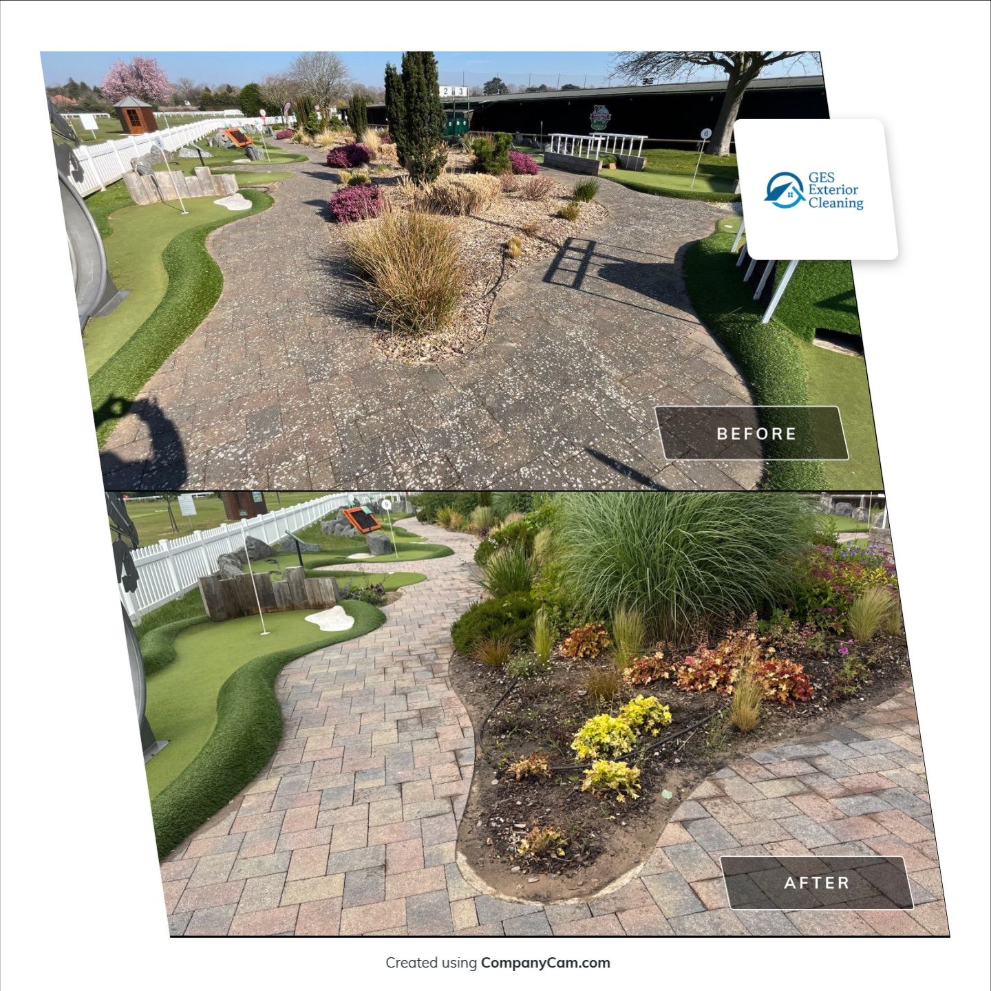 Adventure Golf Course Clean by Ges Exterior Cleaning ltd