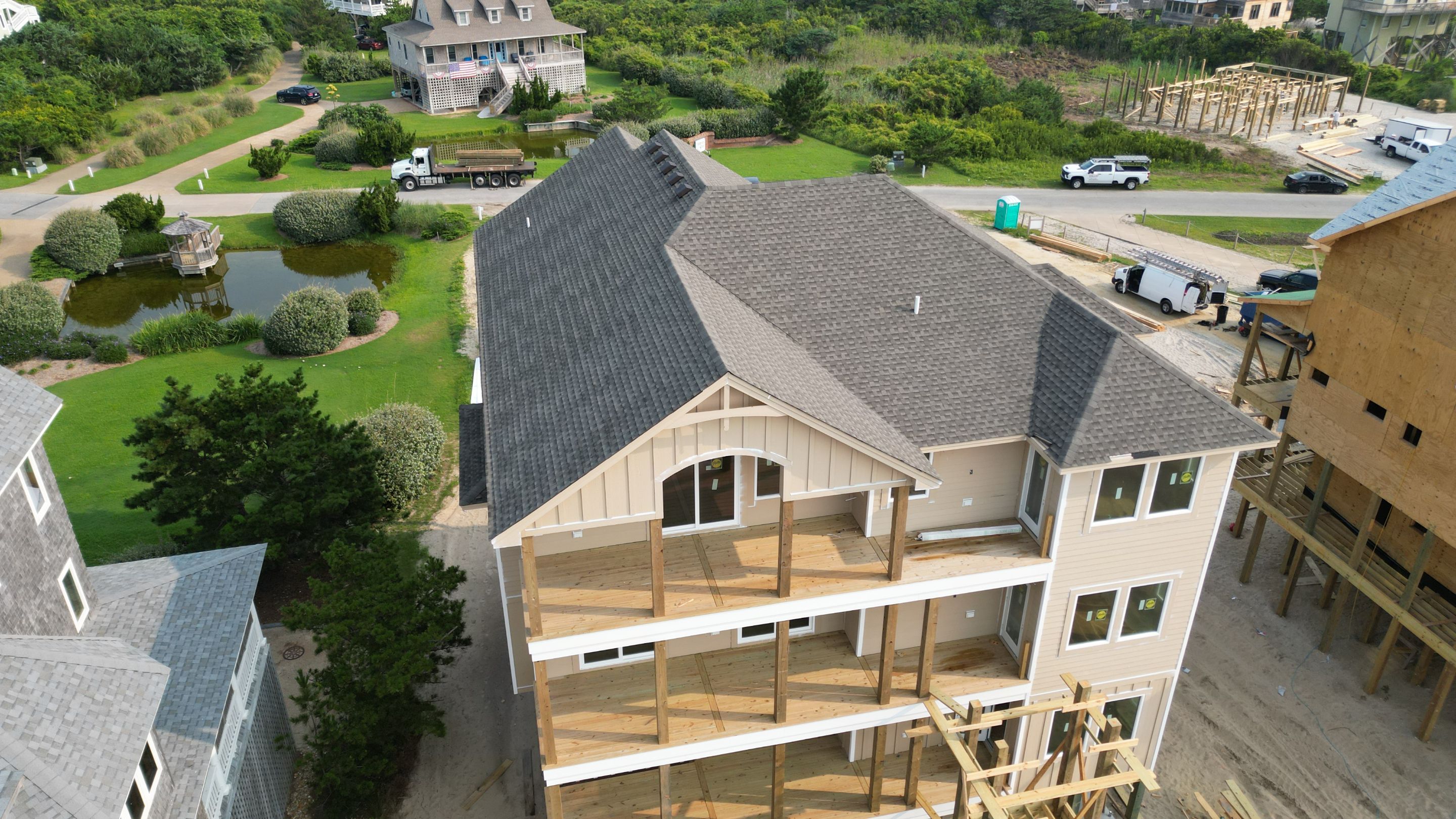 Residential Roofing Installation using Timberline HDZ in Hatteras NC by Gallop Roofing & Remodeling, Inc.