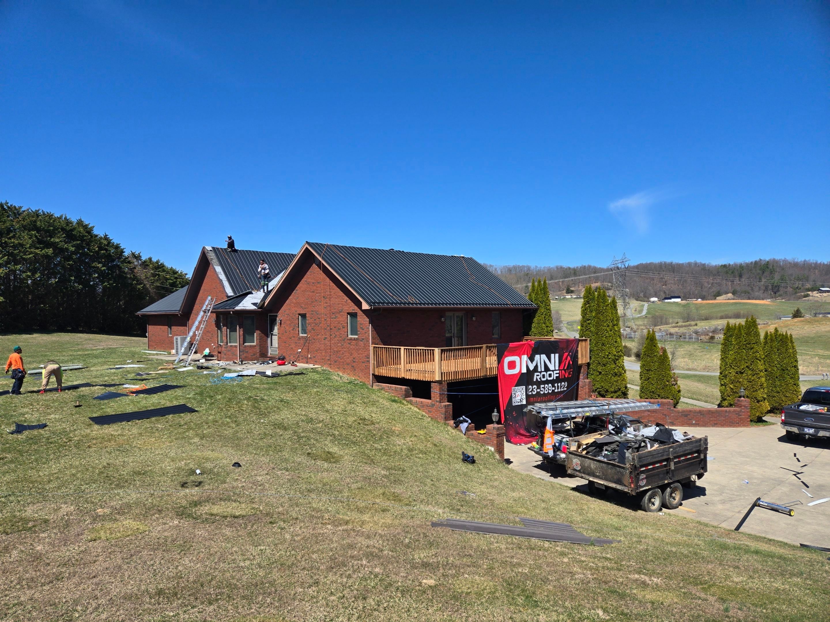 Black Frost 26 Gauge by Omnia Roofing