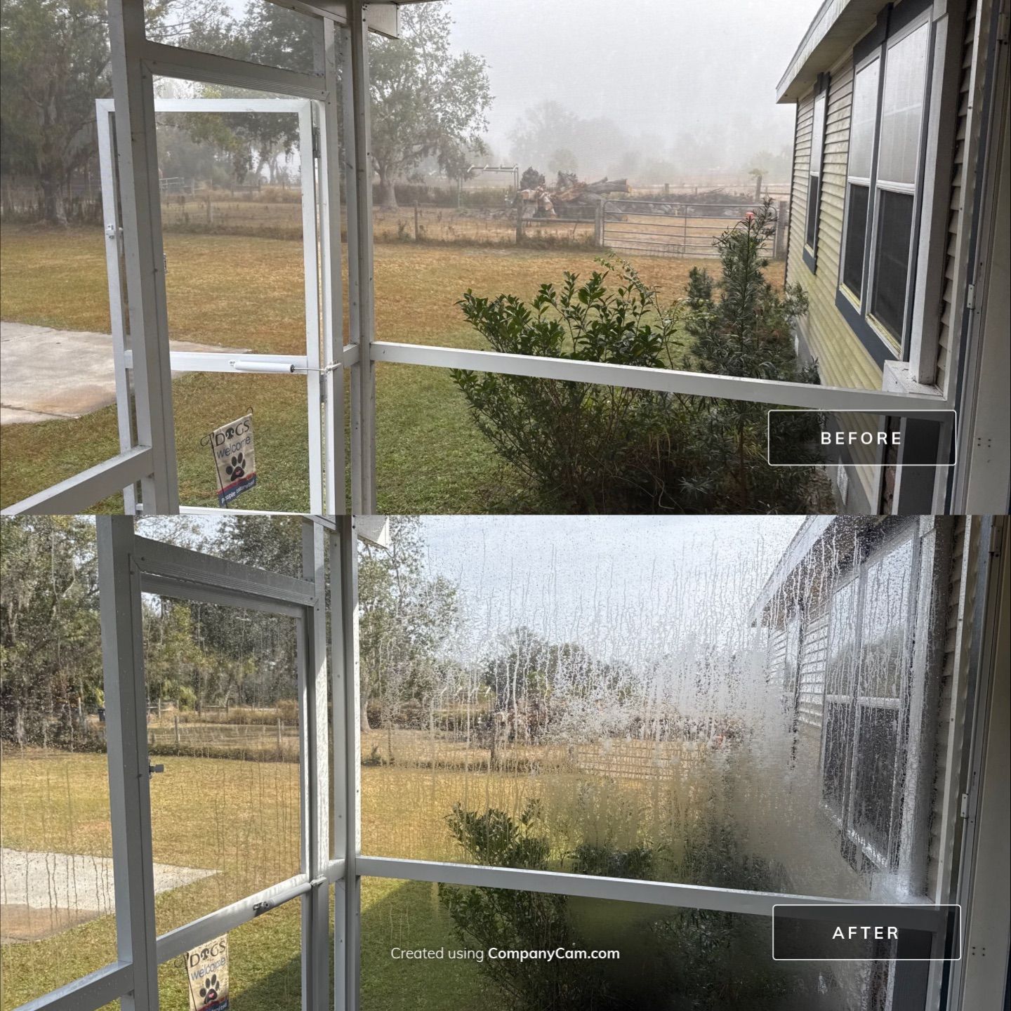 House Wash & Porch Cleaning in Homestead Property, Parrish, FL | Sunshine AquaWash by Sunshine AquaWash