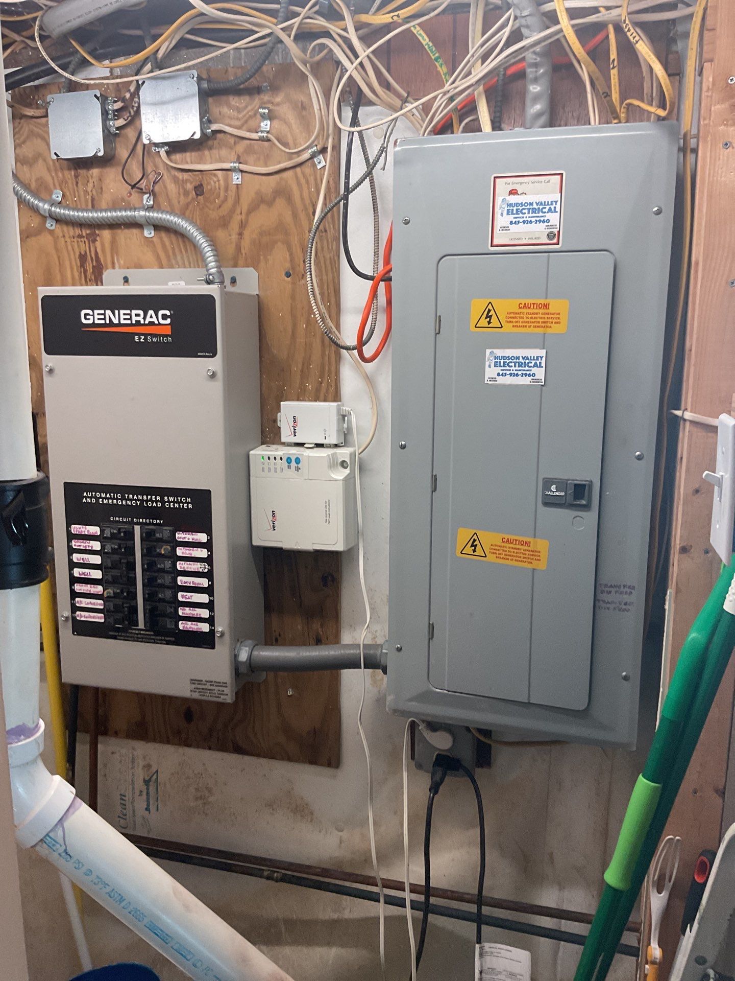 ZAM Services Installs Generac Generator with Gas Line by ZAM Electric