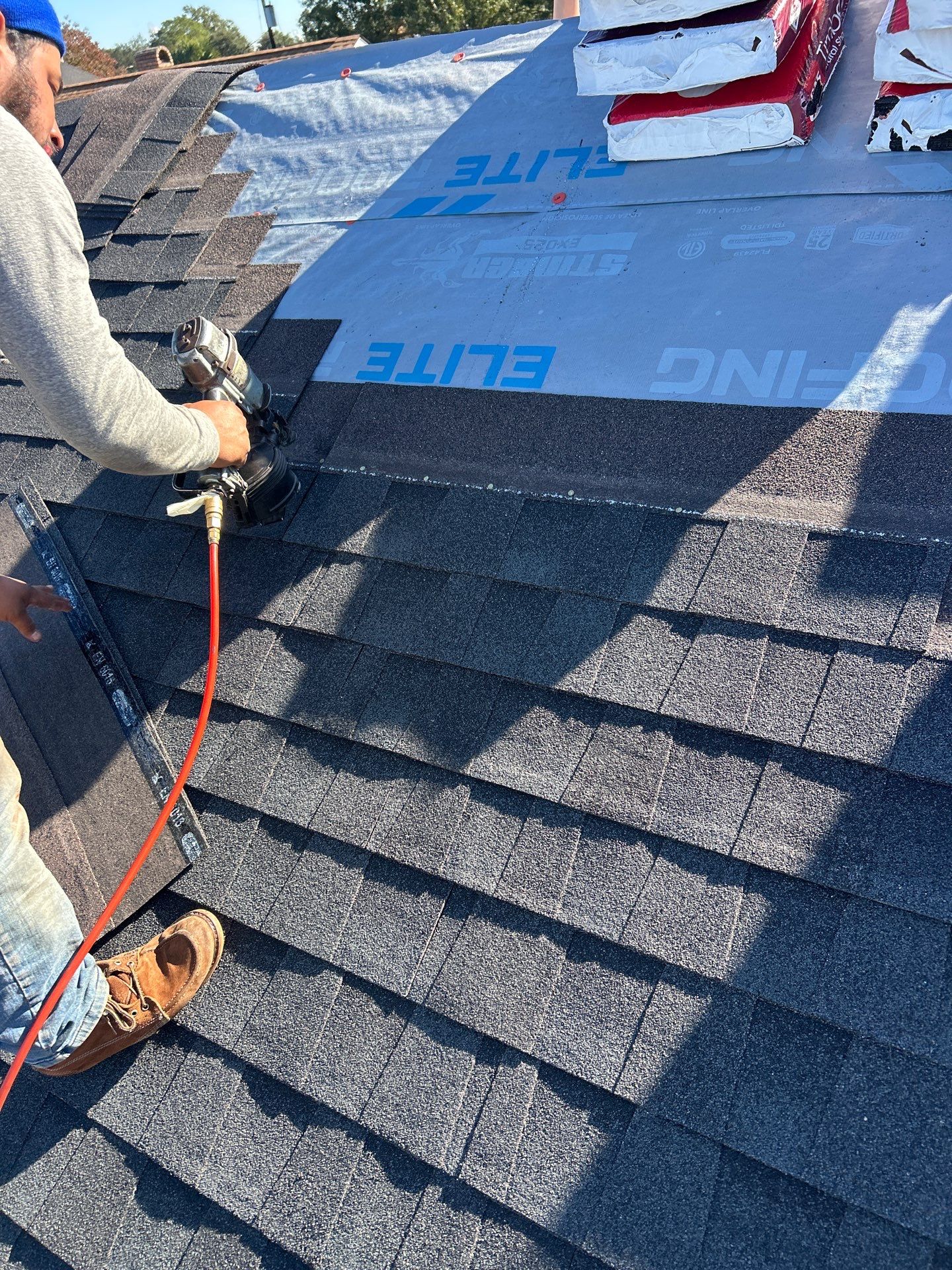 Residential Roof Replacement using GAF - NATURAL SHADOW - CHARCOAL by Elite Roofing LLC
