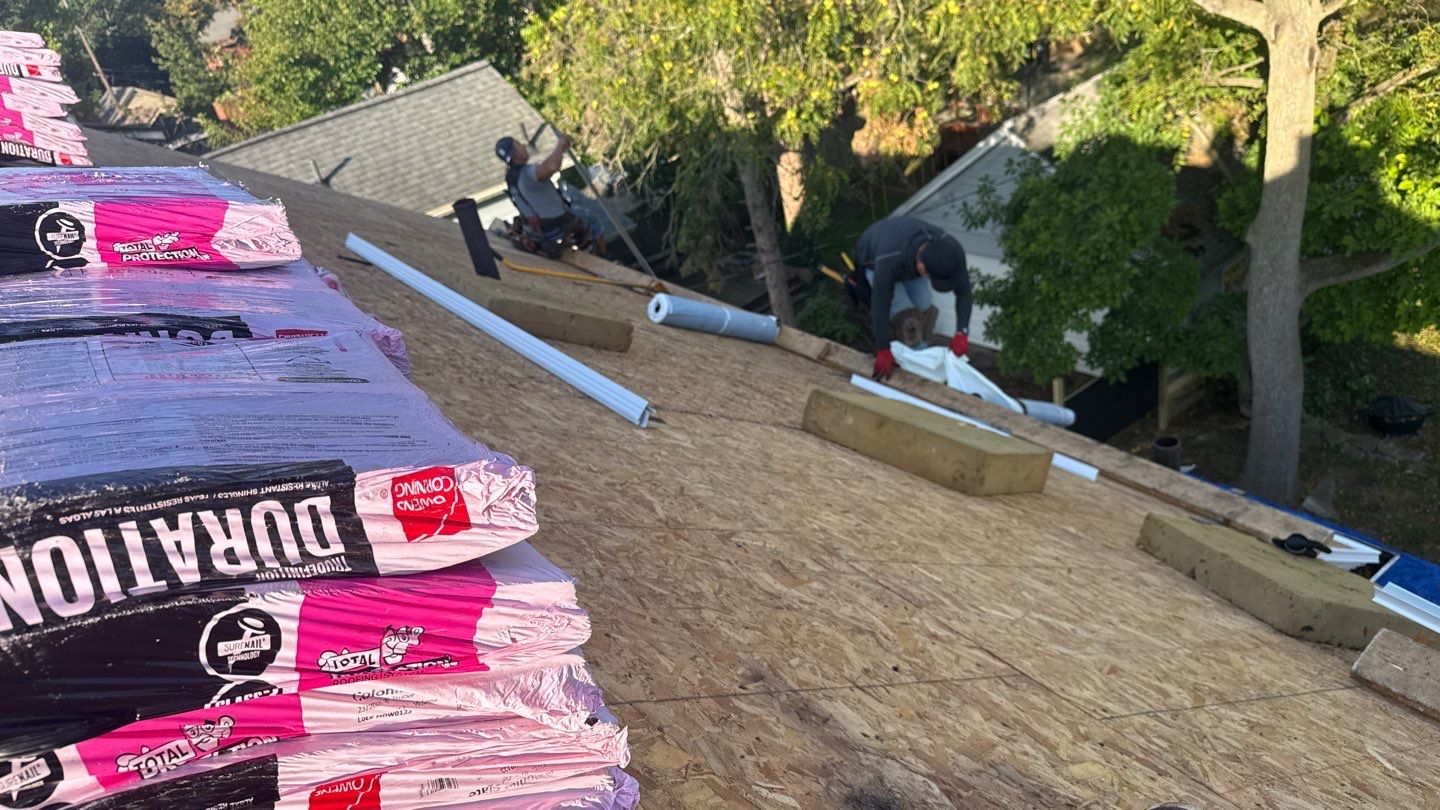 Roof Replacement using Owens Corning Colonial Slate by 180 Contractors