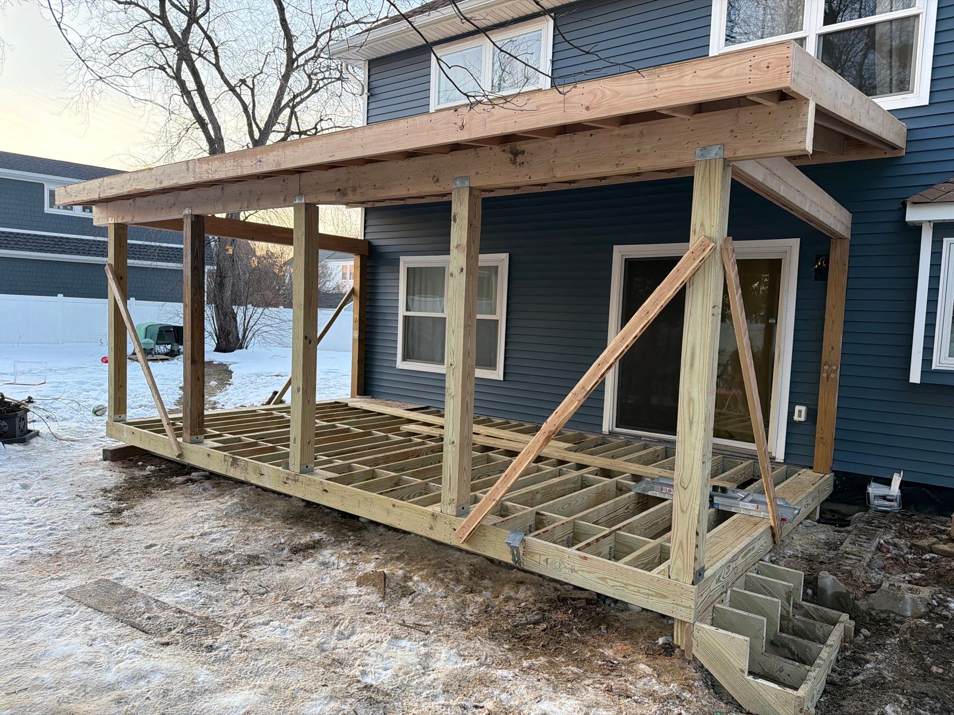 New Deck Porch In Keport by deck guardian