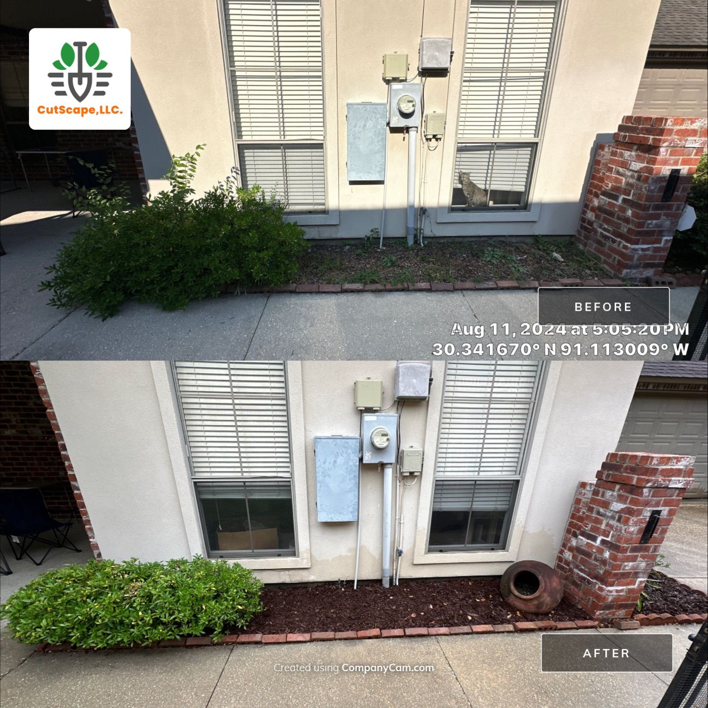 DEMO / PREP / INSTALL / TRIM / MULCH INSTALL by CutScape, LLC.