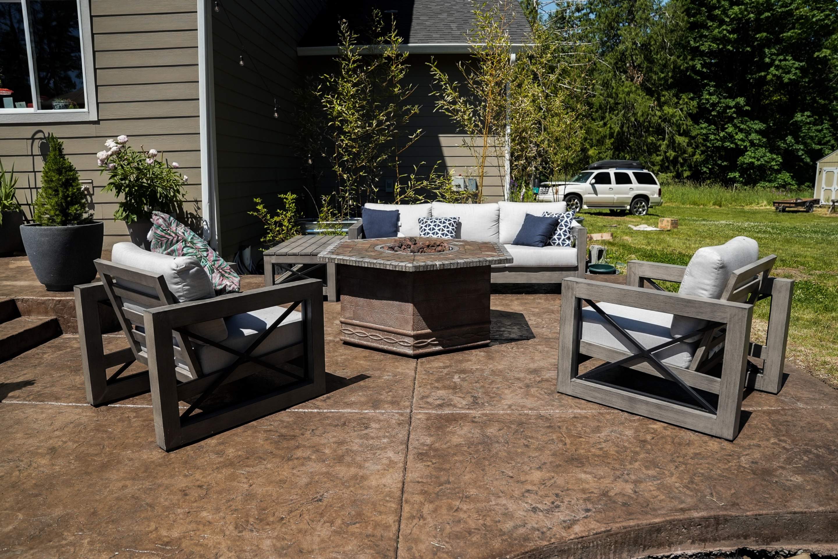 Mandy | Stamped Concrete Patio & Driveway by Jireh Asphalt & Concrete Inc 