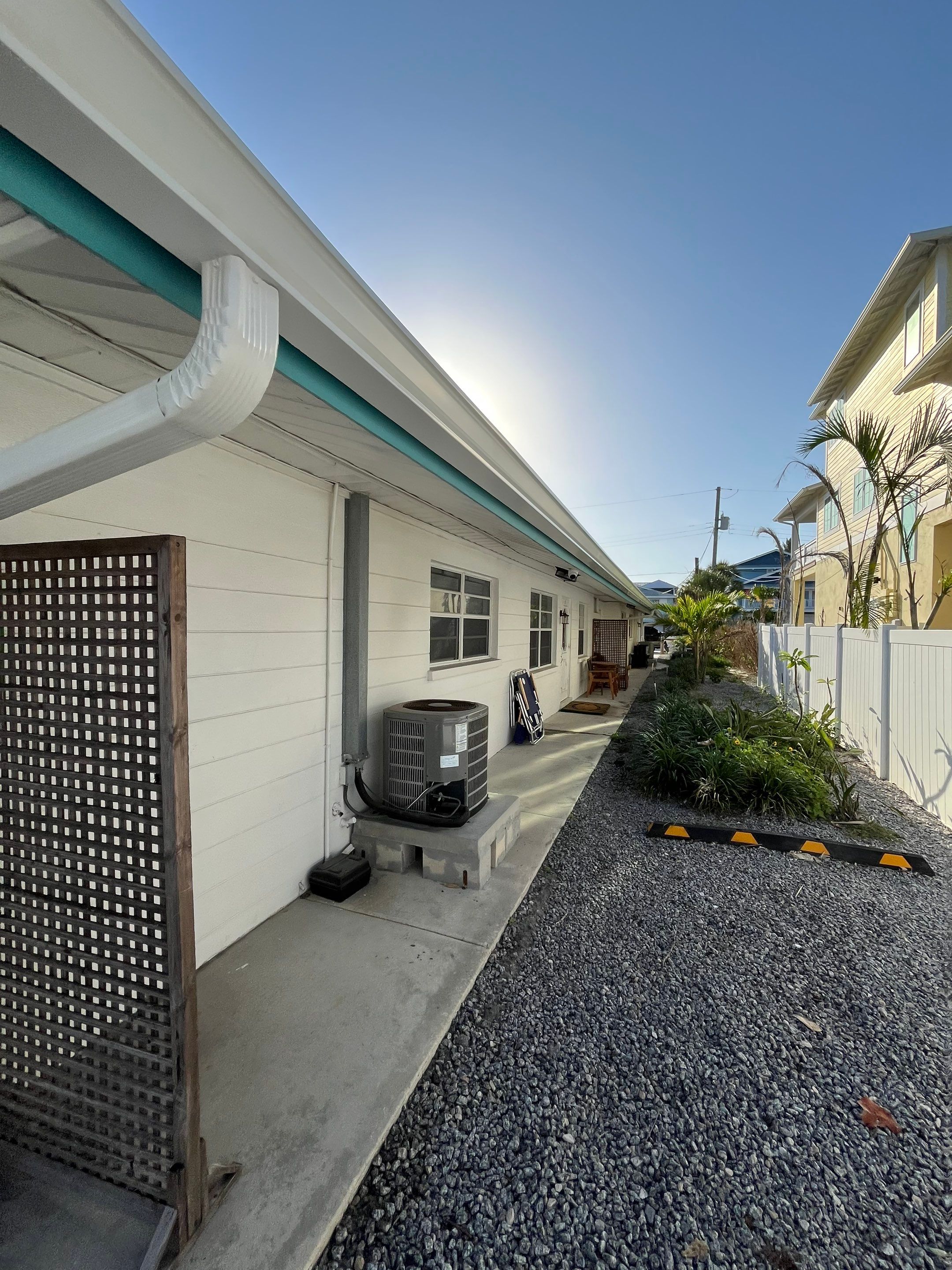 Splash Guard Gutter System and 7-inch Installation in Anna Maria FL by Gutter Professors
