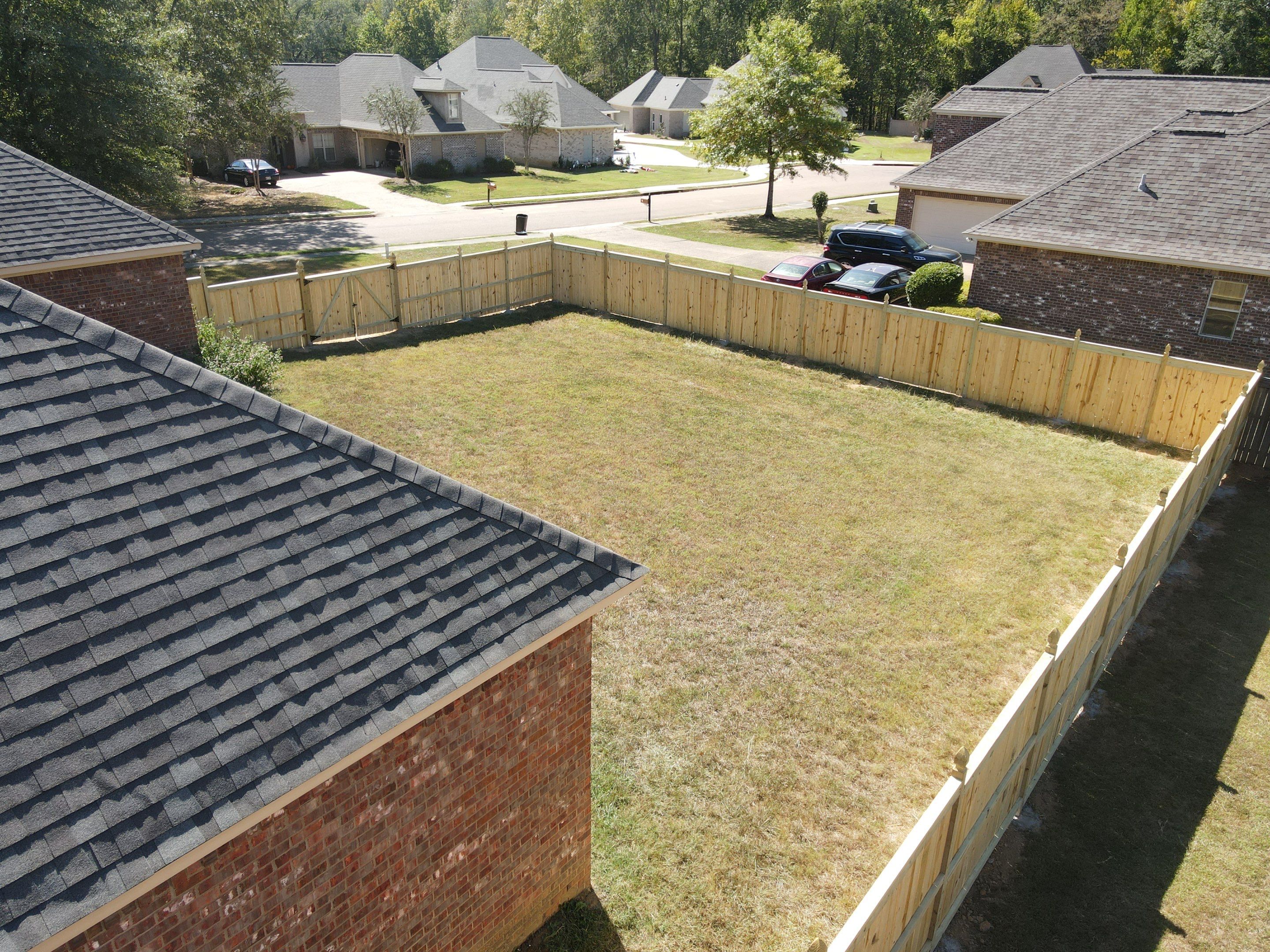 6ft Treated Pine Good Neighbor French Gothic  by Roberson Construction LLC