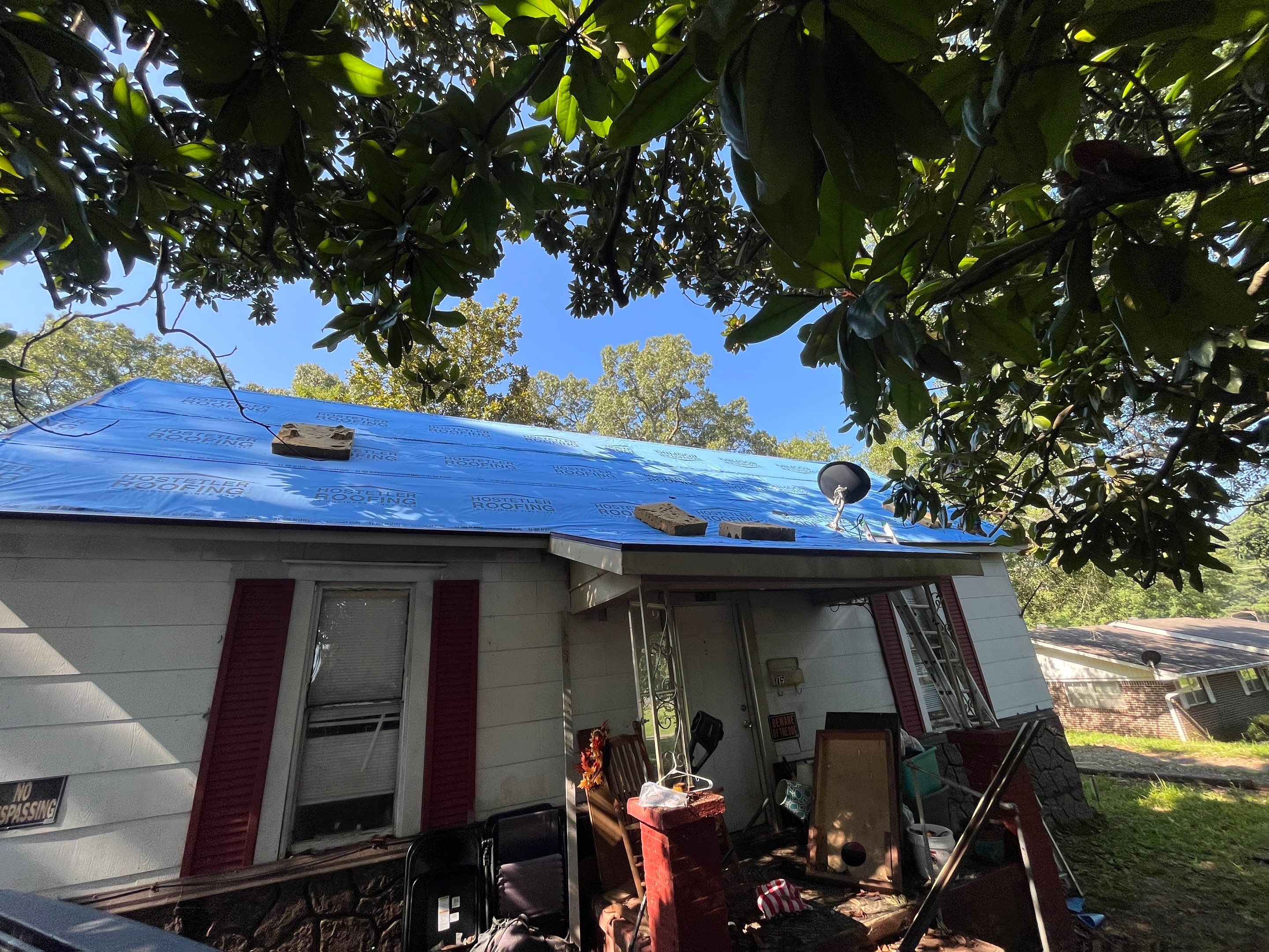 Storm Restoration Reroof: 25 Year 3-Tab Shingle by Hostetler Roofing