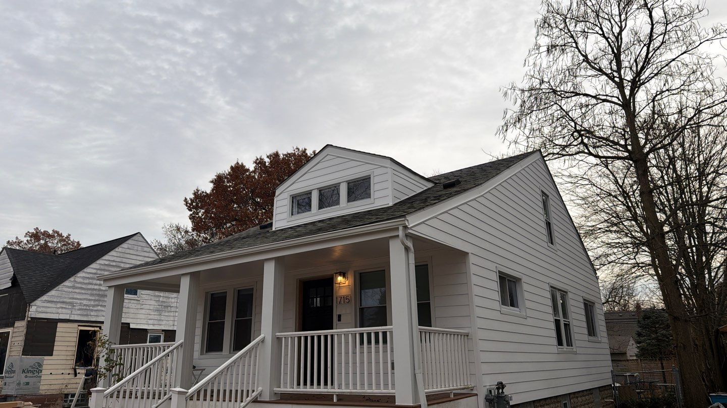 Siding Replacement using Ascend Glacier White by 180 Contractors